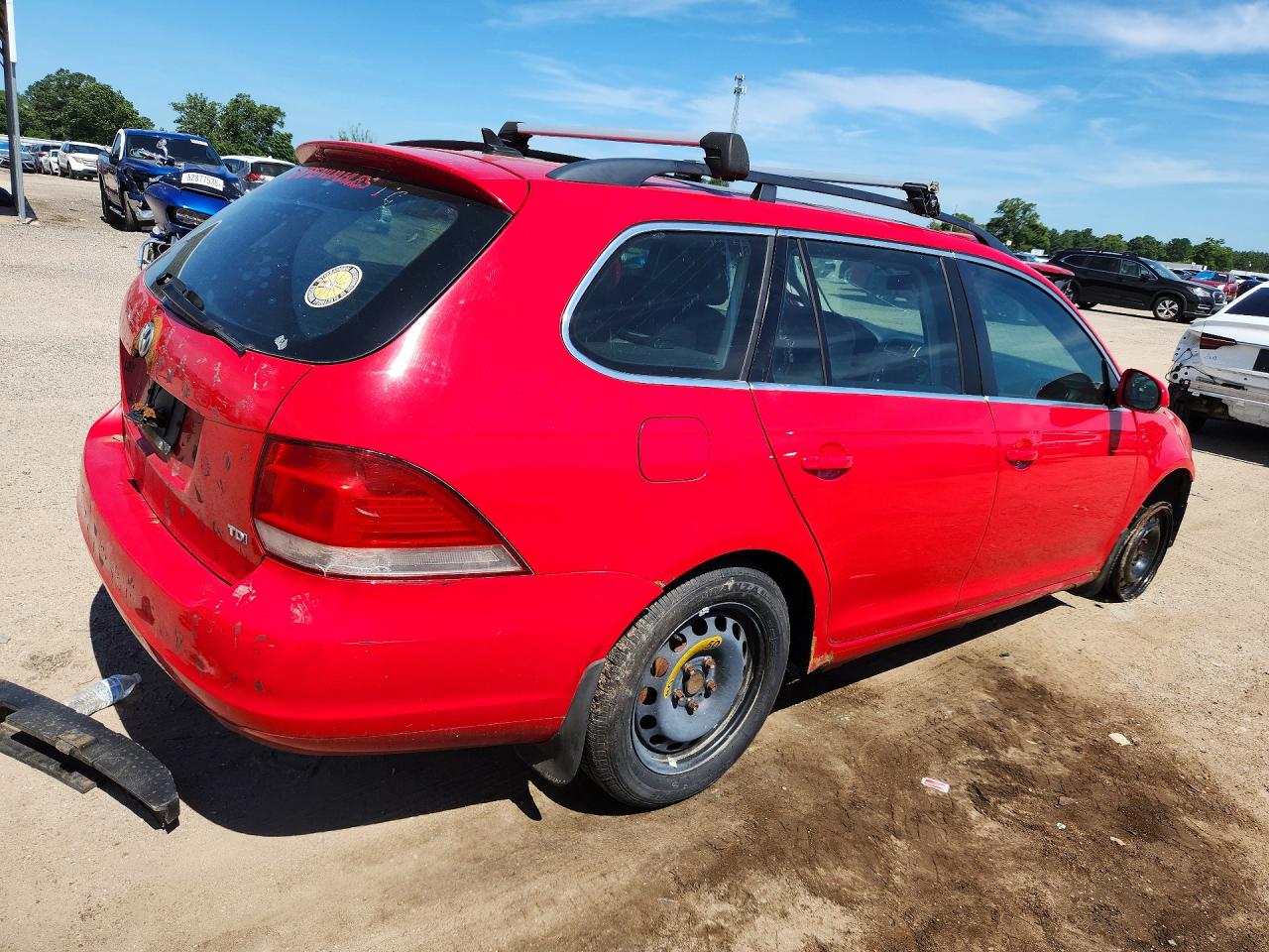 2012 Volkswagen Jetta Tdi Red vin: 3VWPL7AJXCM642150