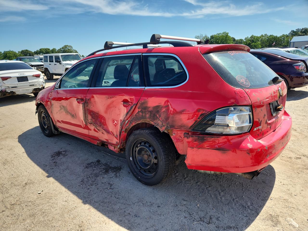 2012 Volkswagen Jetta Tdi Red vin: 3VWPL7AJXCM642150 Damage: Rear Bumper/Cover, Broken, Replacement Required