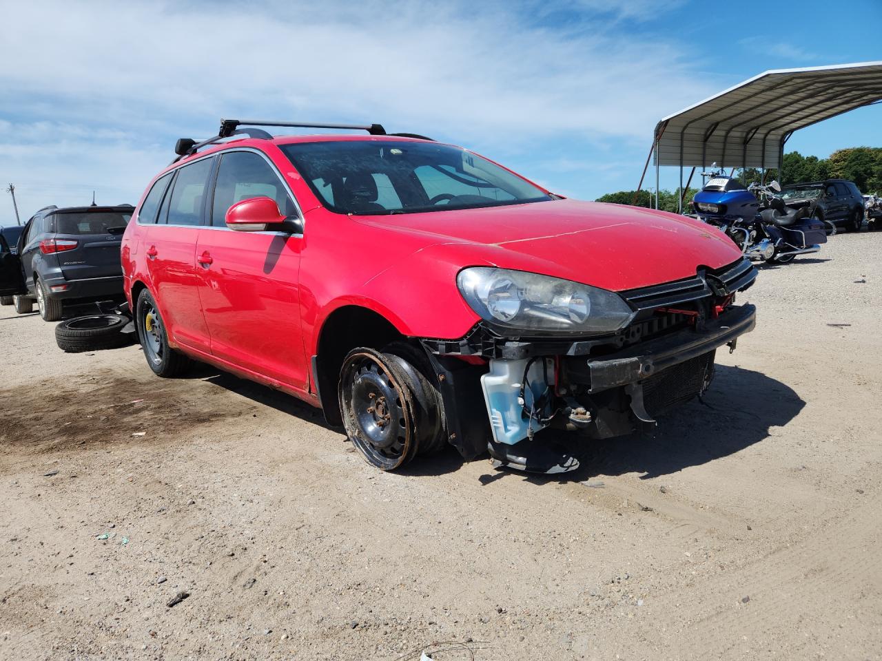 2012 Volkswagen Jetta Tdi Red vin: 3VWPL7AJXCM642150 Damage: Right Rocker Panel, Rust, Severe Damage
