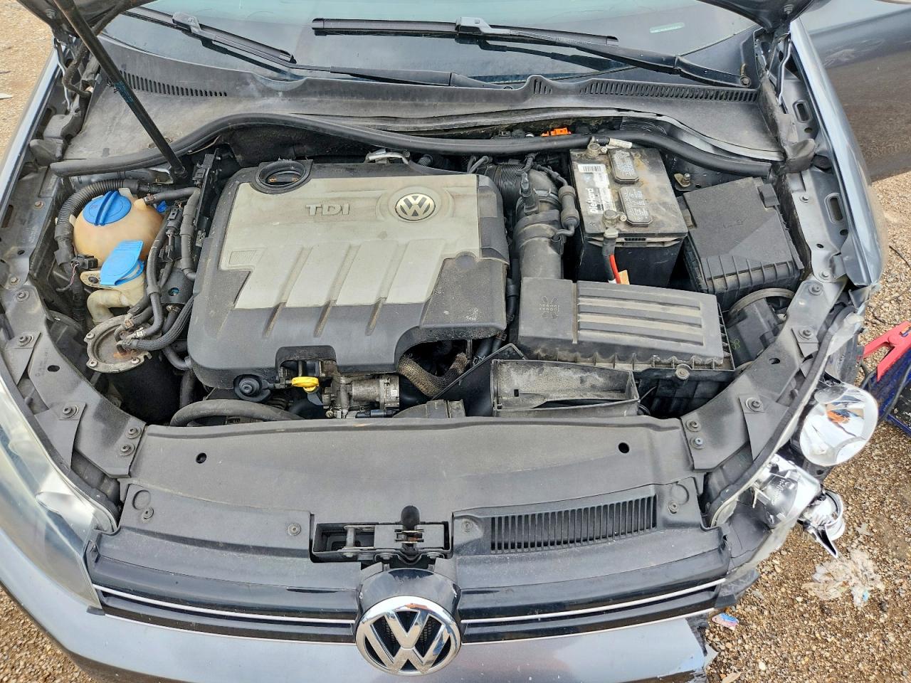 2012 Volkswagen Jetta Tdi Gray vin: 3VWPL7AJXCM663578
