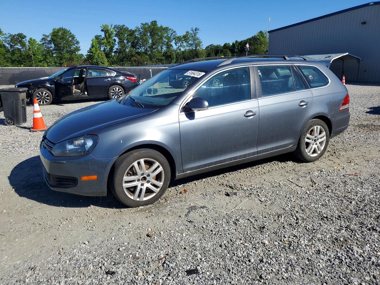 2012 Volkswagen Jetta Tdi Gray vin: 3VWPL7AJXCM664777