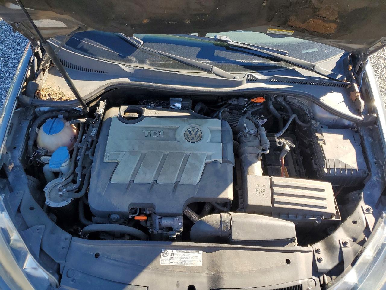 2012 Volkswagen Jetta Tdi Gray vin: 3VWPL7AJXCM664777