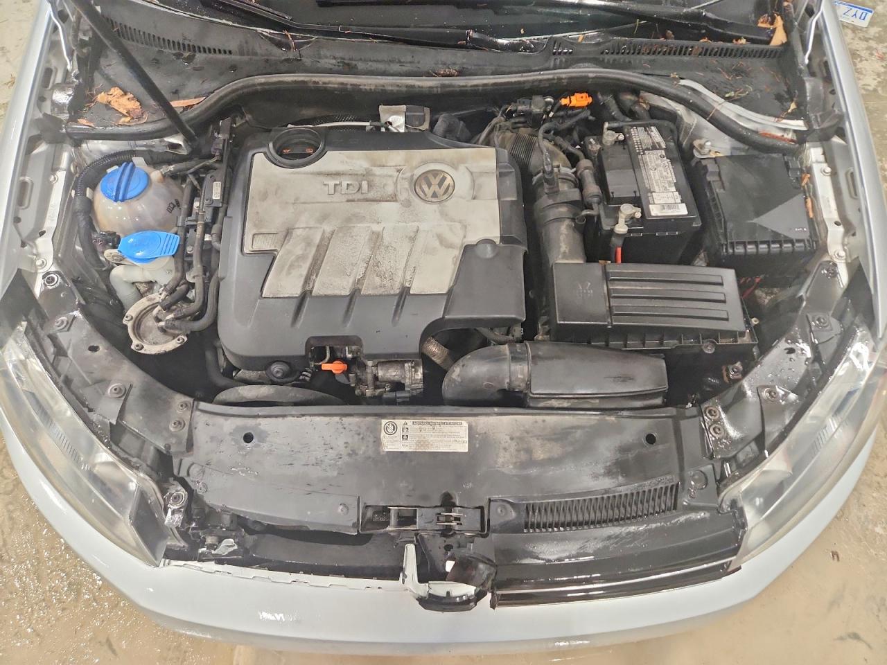 2013 Volkswagen Jetta Tdi Silver vin: 3VWPL7AJXDM604449