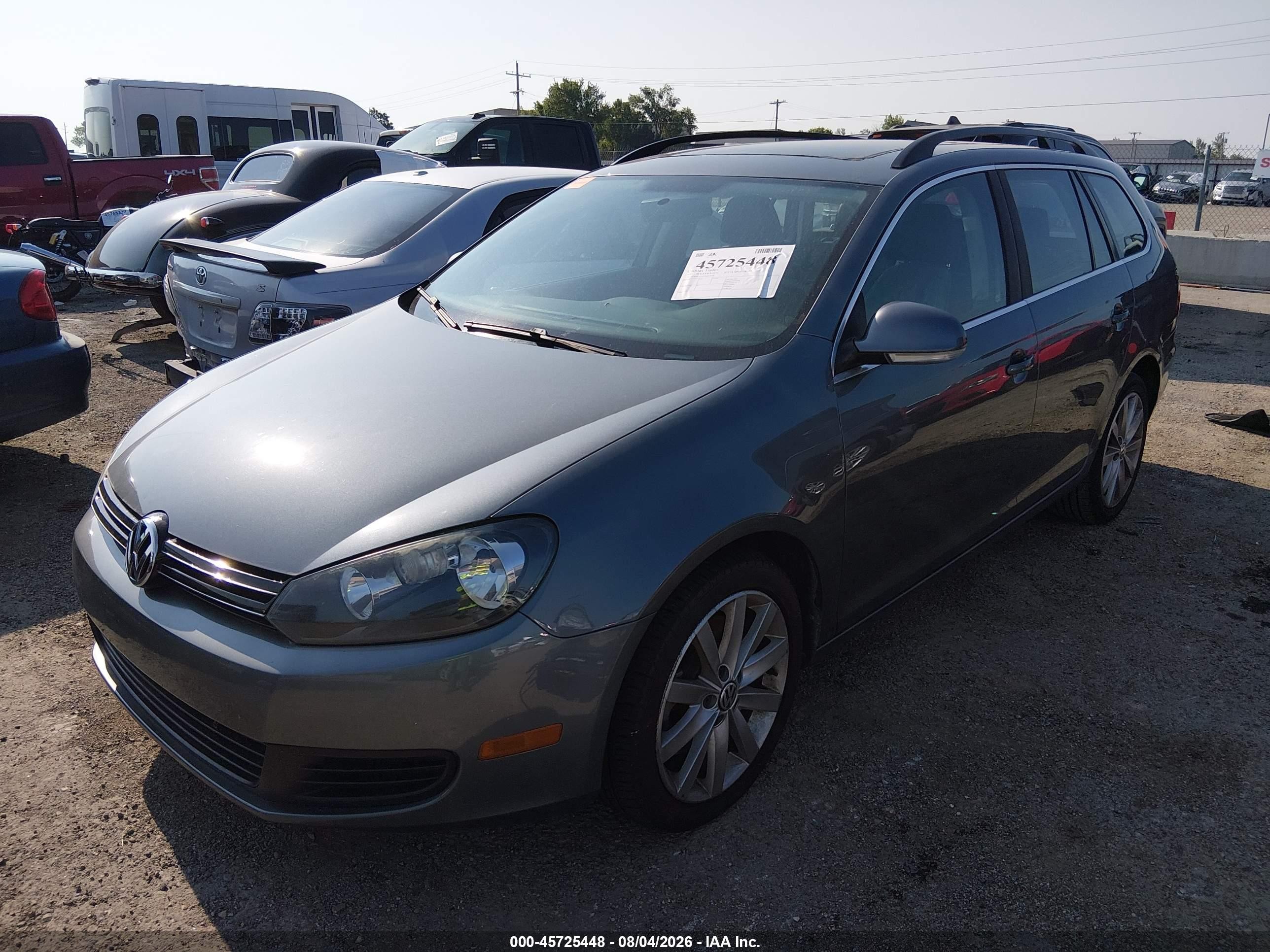 2013 Volkswagen Jetta Sportwagen 2.0l Tdi Gray vin: 3VWPL7AJXDM619758