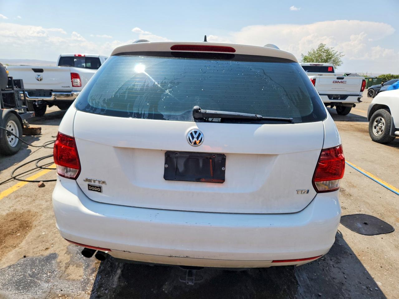 2013 Volkswagen Jetta Tdi White vin: 3VWPL7AJXDM624913