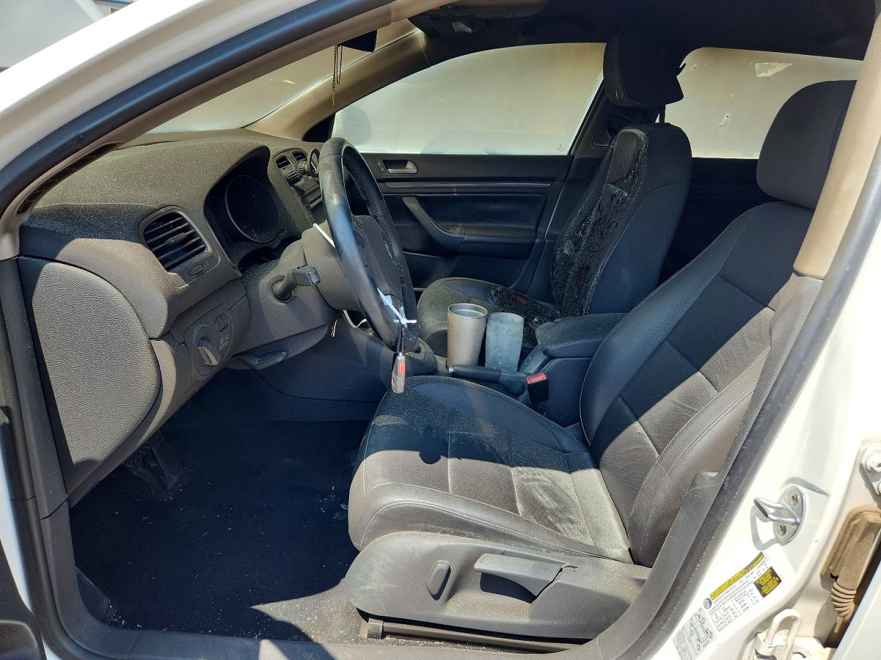 2013 Volkswagen Jetta Tdi White vin: 3VWPL7AJXDM624913