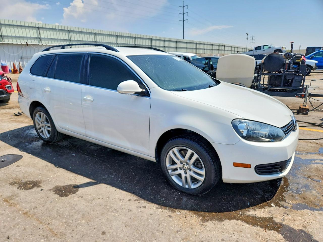 2013 Volkswagen Jetta Tdi White vin: 3VWPL7AJXDM624913