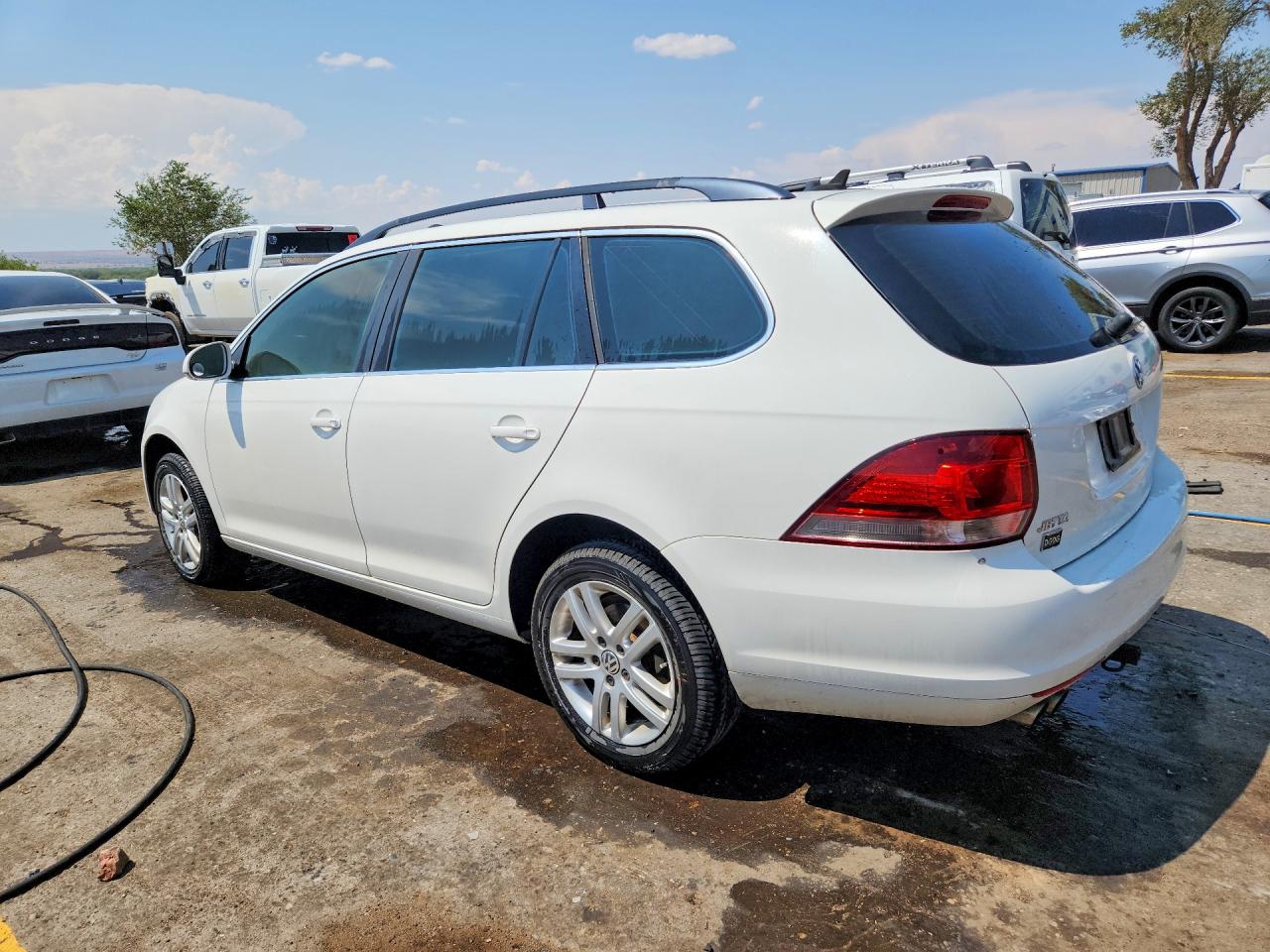 2013 Volkswagen Jetta Tdi White vin: 3VWPL7AJXDM624913