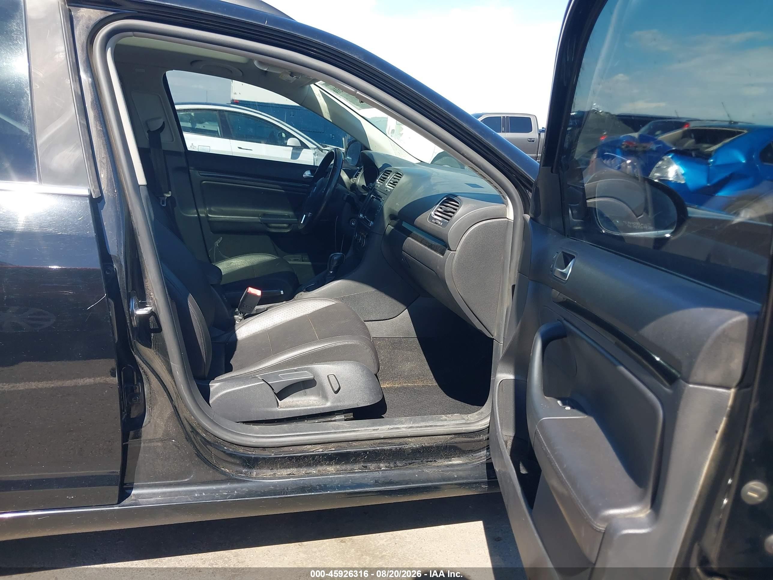 2013 Volkswagen Jetta Sportwagen 2.0l Tdi Black vin: 3VWPL7AJXDM642408