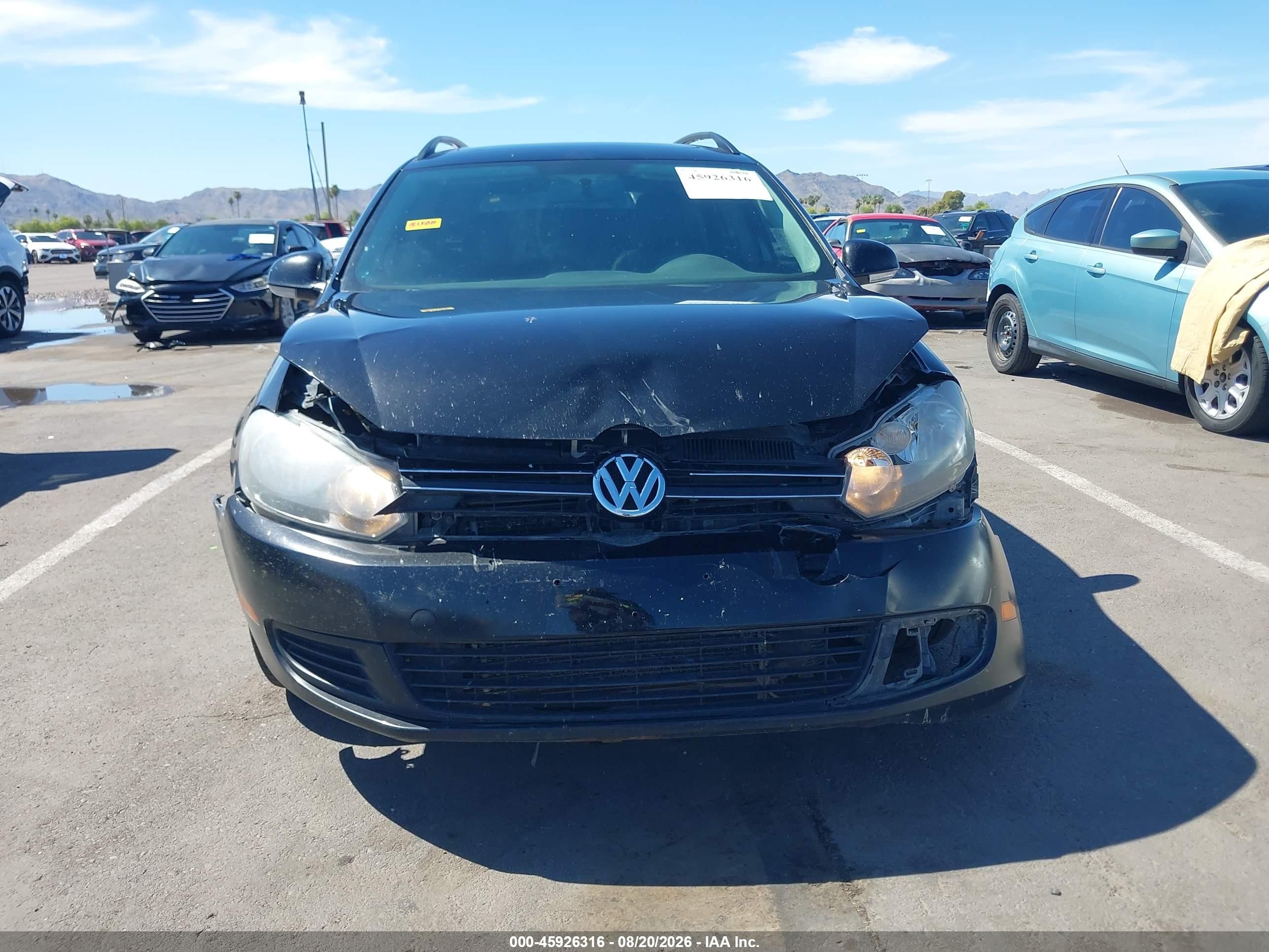2013 Volkswagen Jetta Sportwagen 2.0l Tdi Black vin: 3VWPL7AJXDM642408