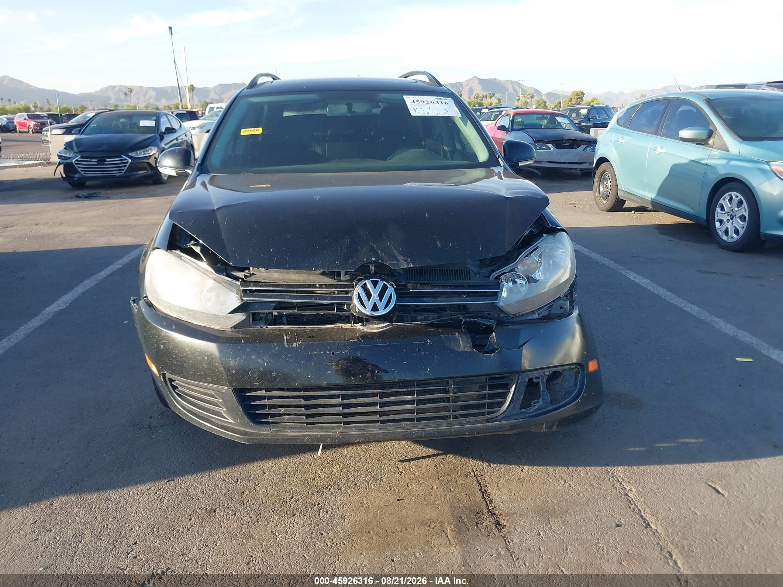 2013 Volkswagen Jetta Sportwagen 2.0l Tdi Black vin: 3VWPL7AJXDM642408