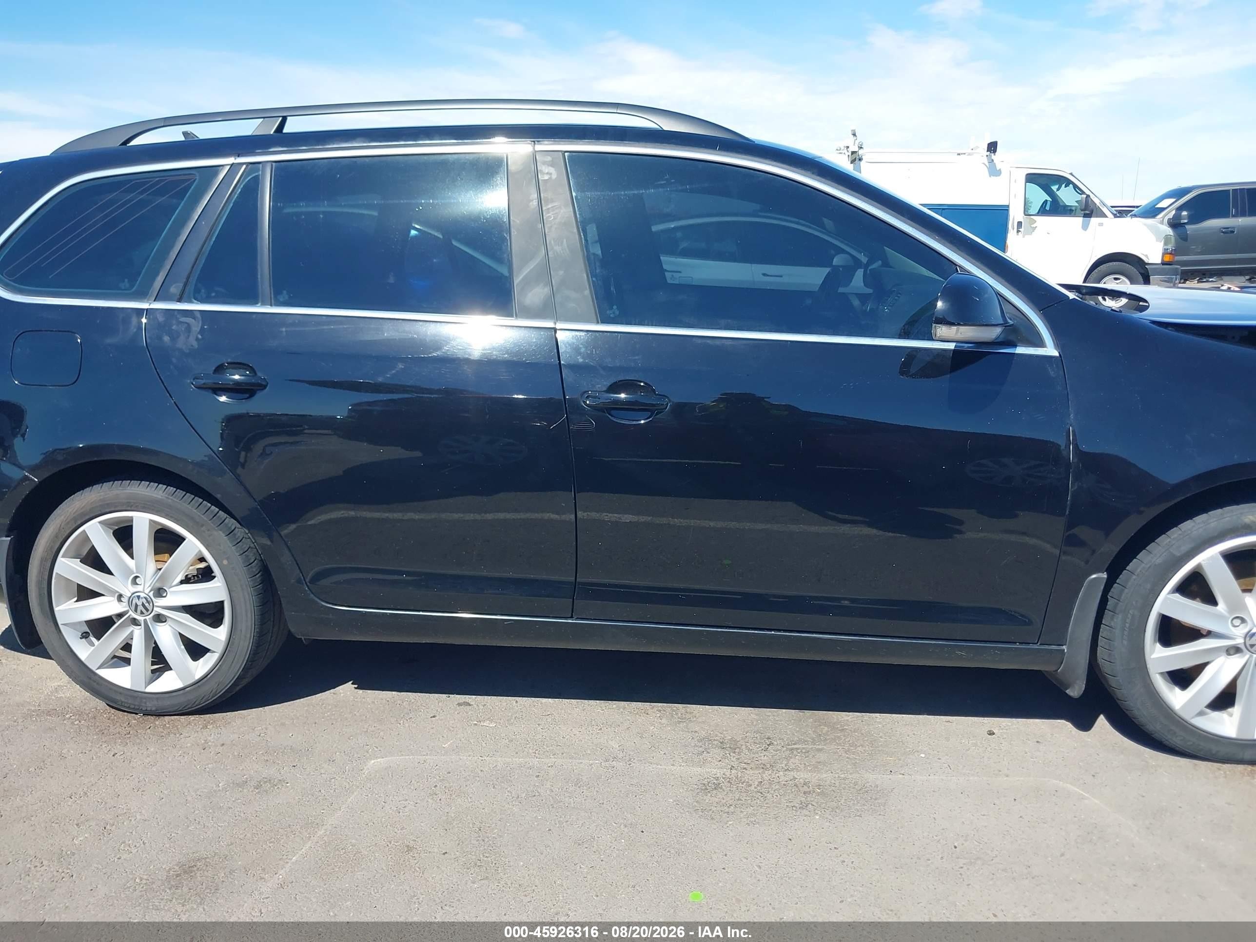 2013 Volkswagen Jetta Sportwagen 2.0l Tdi Black vin: 3VWPL7AJXDM642408