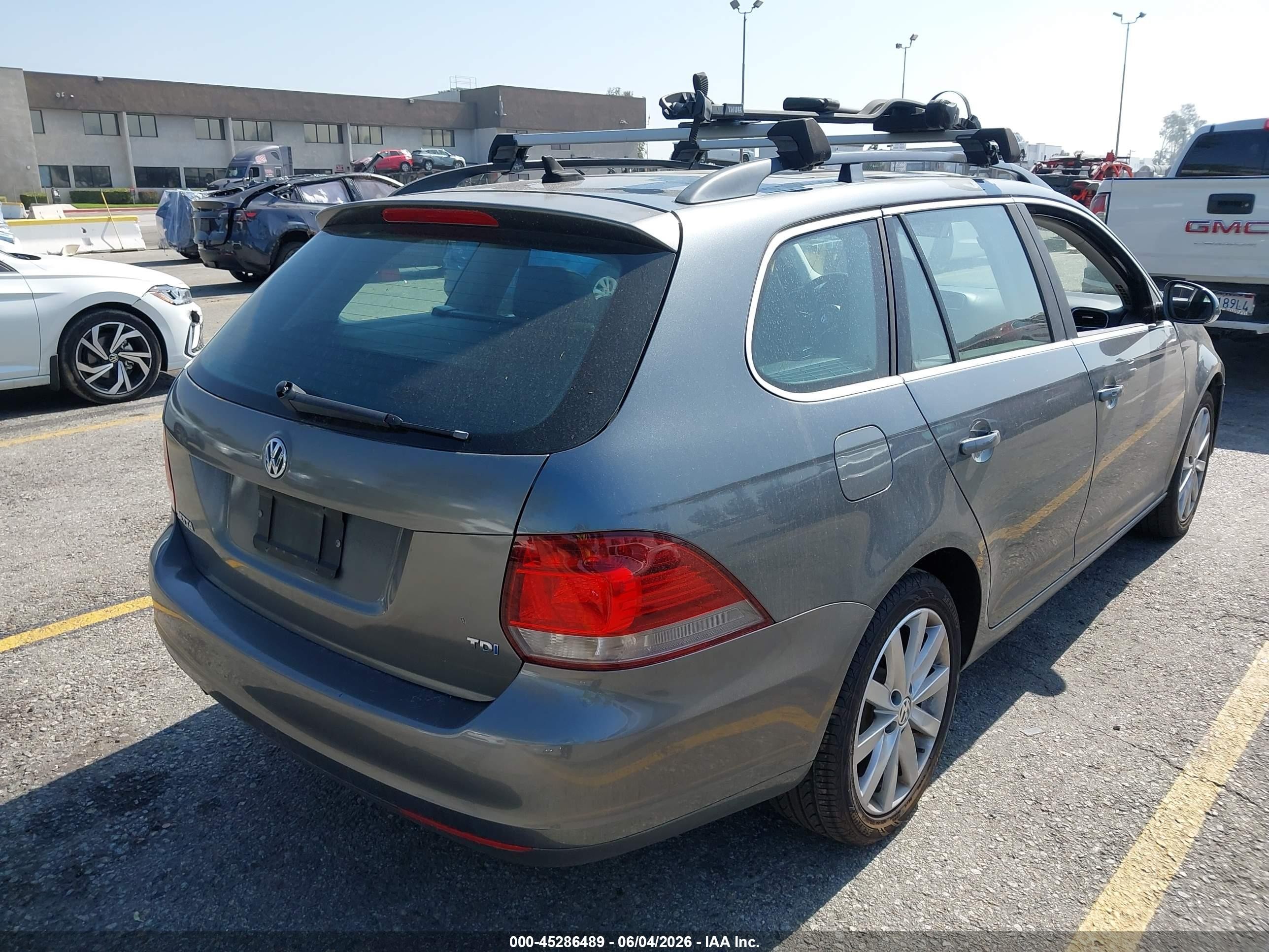 2013 Volkswagen Jetta Sportwagen 2.0l Tdi Серый vin: 3VWPL7AJXDM667549
