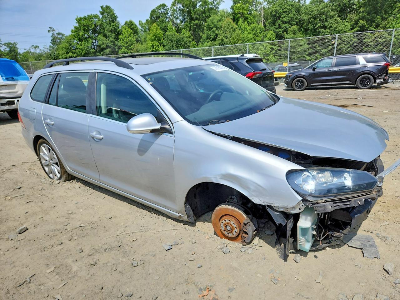 2013 Volkswagen Jetta Tdi Silver vin: 3VWPL7AJXDM696954