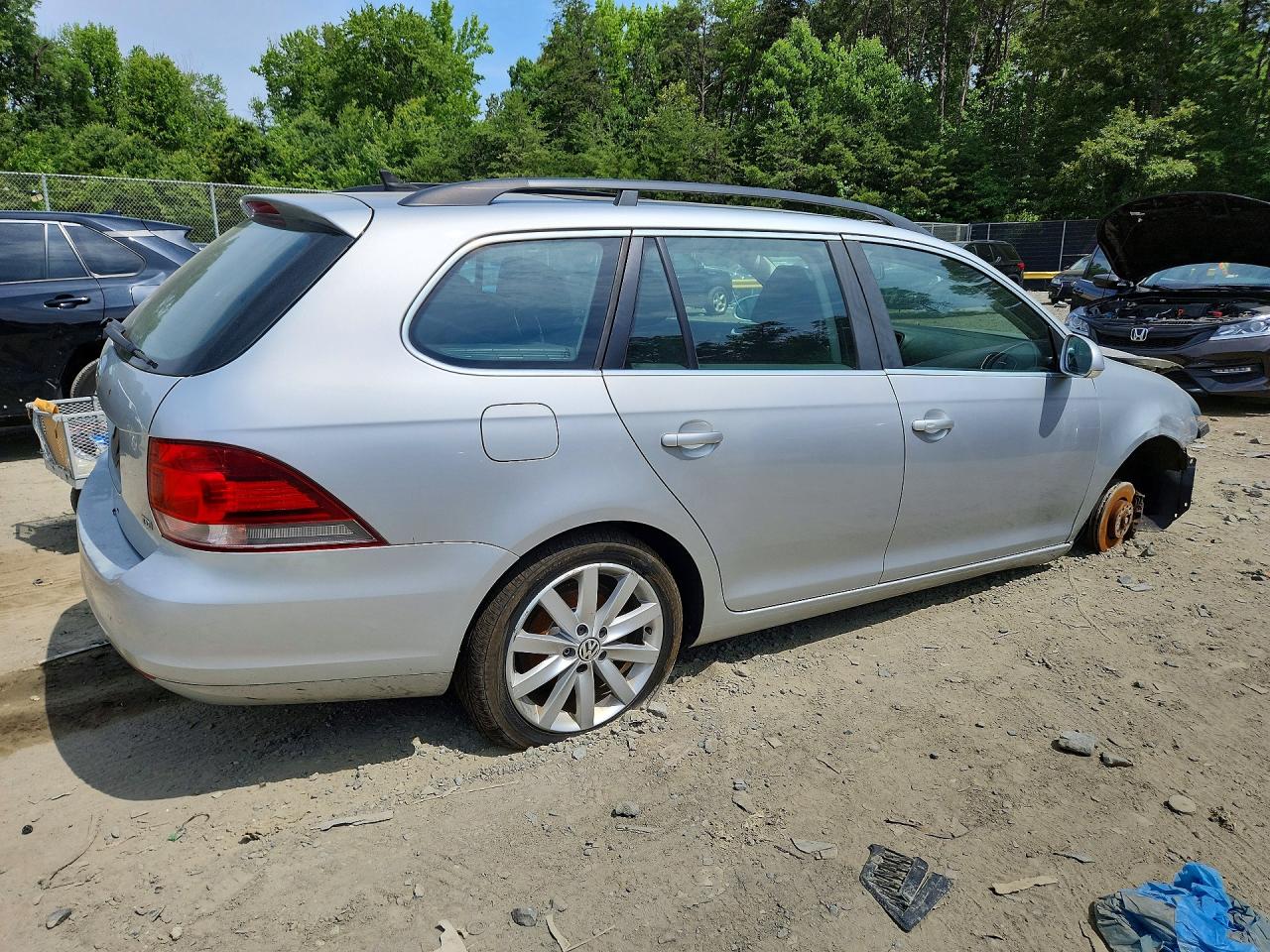 2013 Volkswagen Jetta Tdi Silver vin: 3VWPL7AJXDM696954