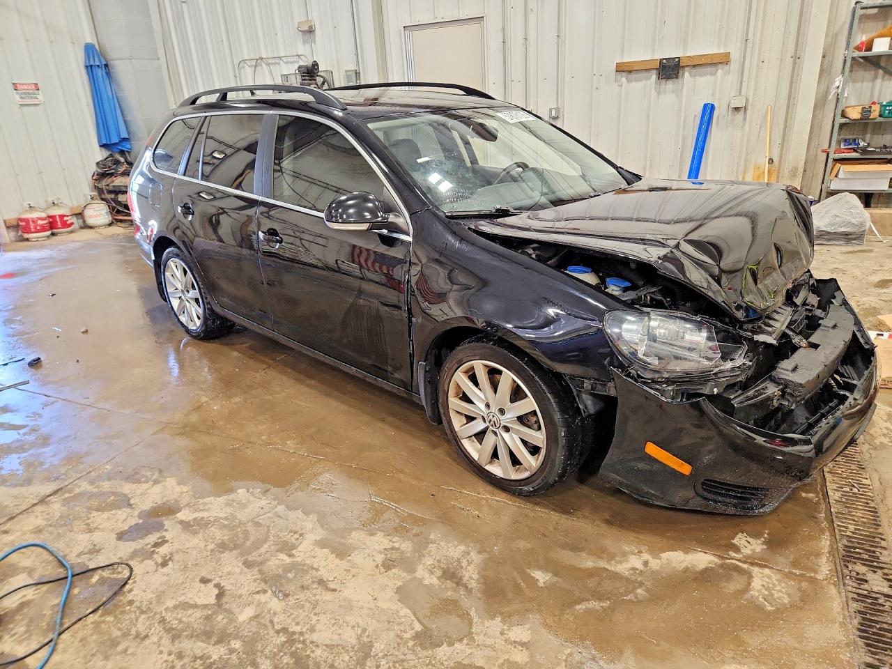 2014 Volkswagen Jetta Tdi Черный vin: 3VWPL7AJXEM604579