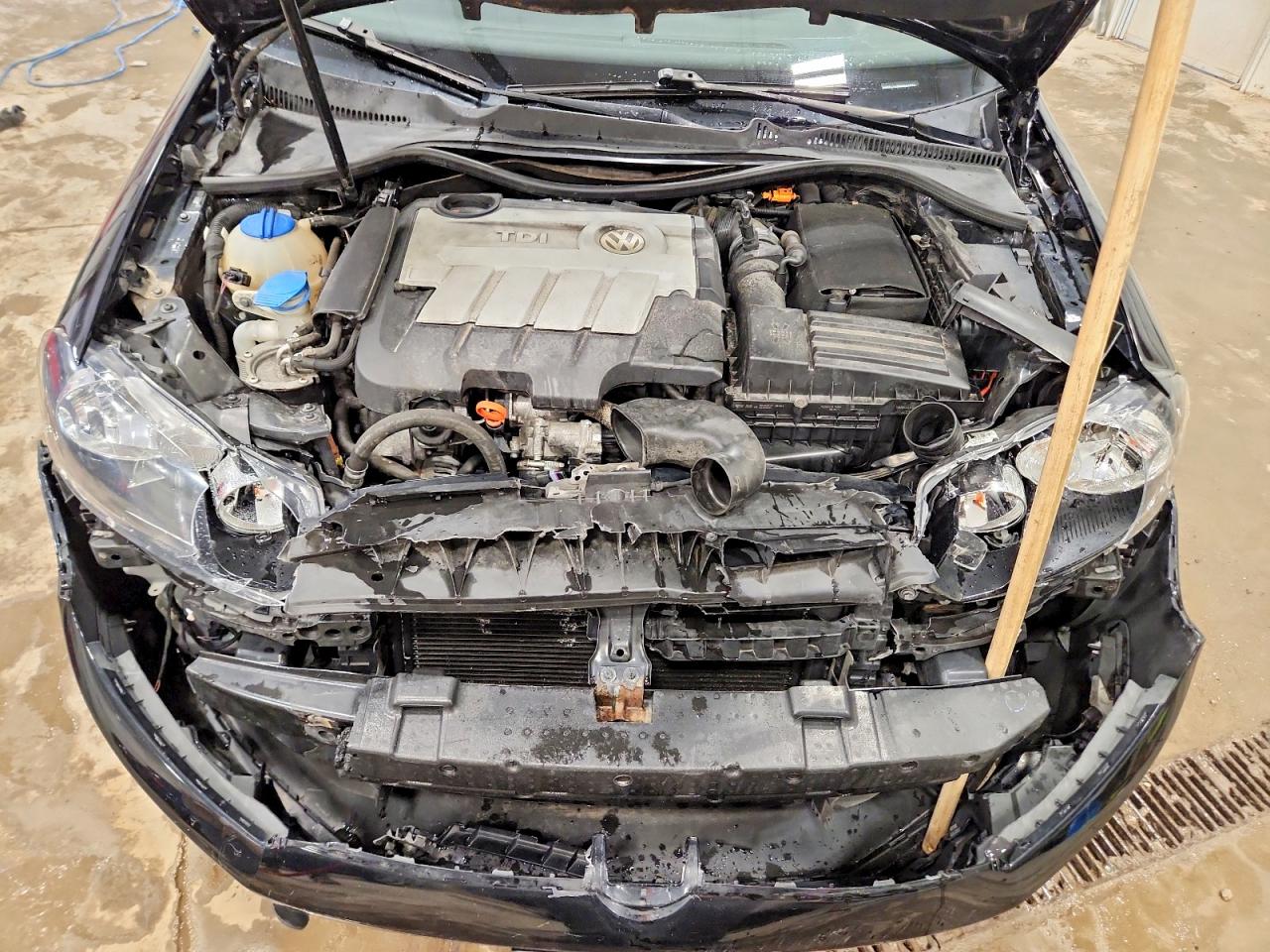 2014 Volkswagen Jetta Tdi Черный vin: 3VWPL7AJXEM604579