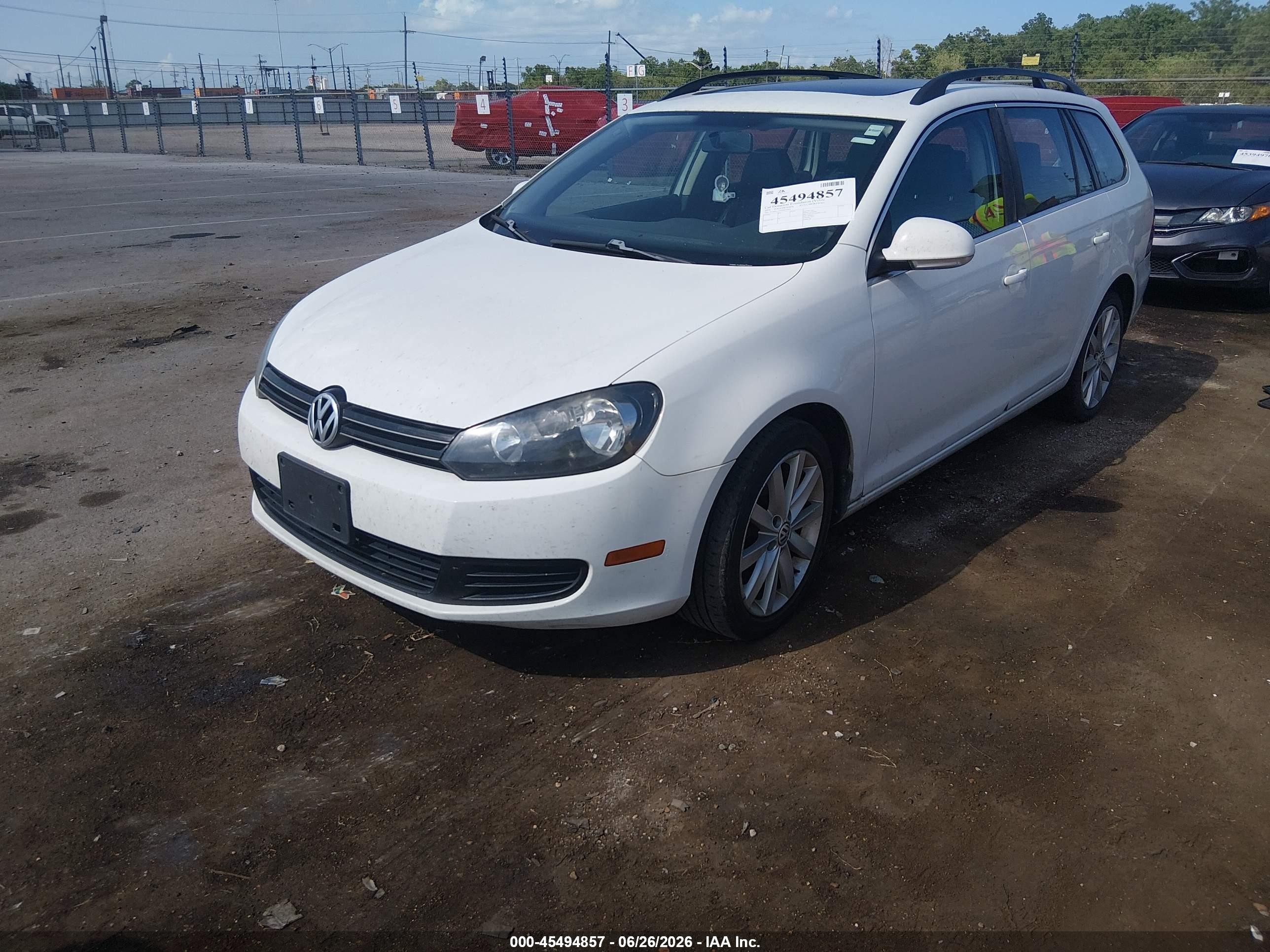 2014 Volkswagen Jetta Sportwagen 2.0l Tdi Gray vin: 3VWPL7AJXEM612925
