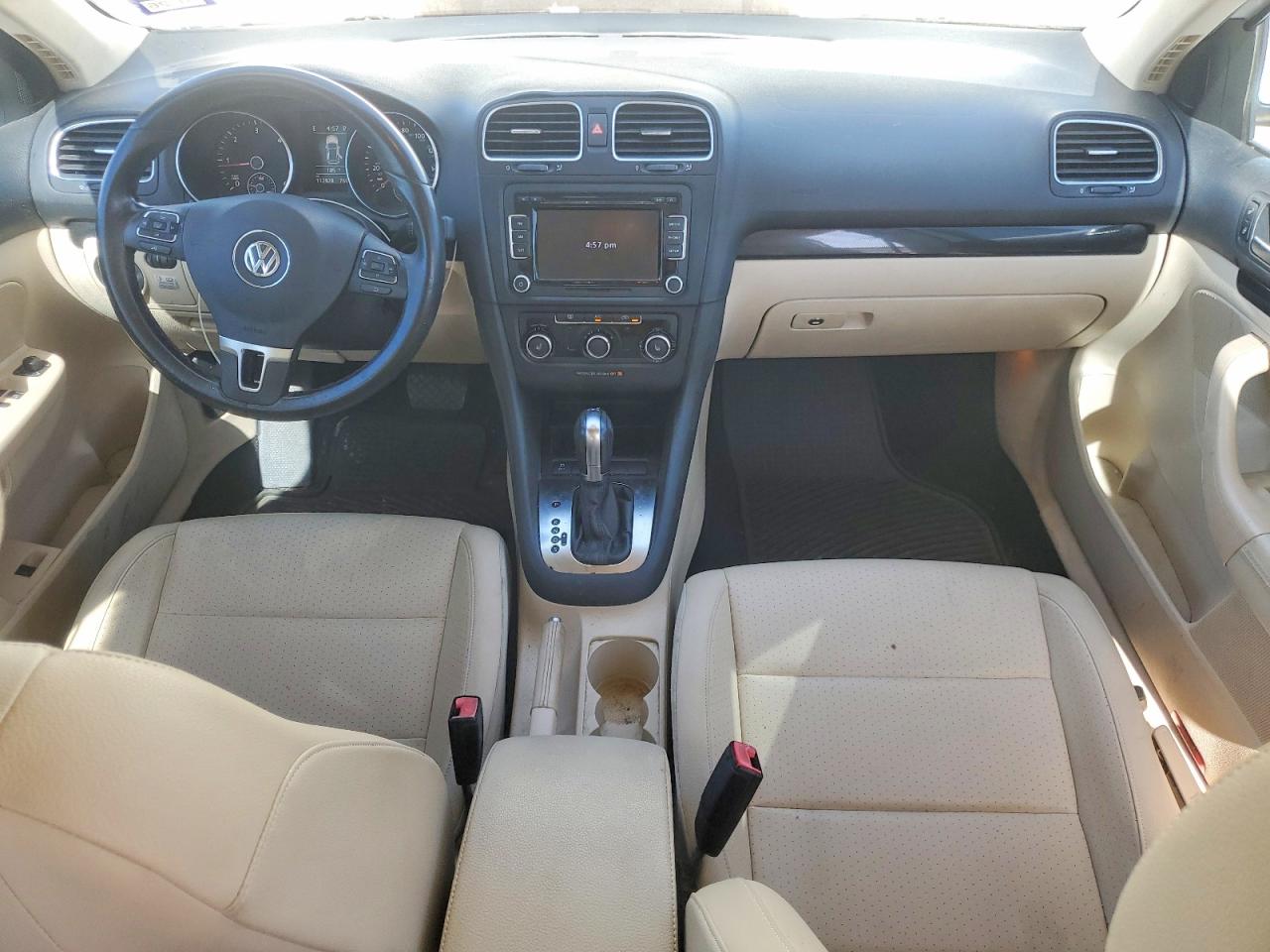 2014 Volkswagen Jetta Tdi White vin: 3VWPL7AJXEM619602