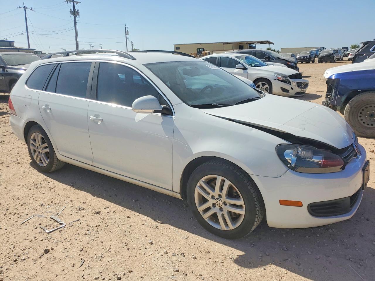 2014 Volkswagen Jetta Tdi White vin: 3VWPL7AJXEM619602