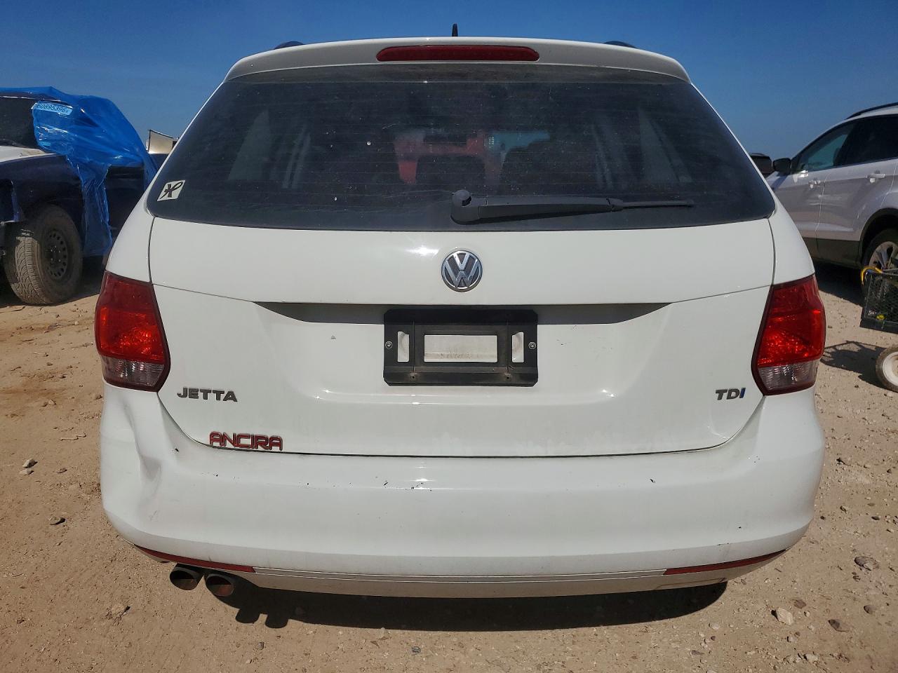 2014 Volkswagen Jetta Tdi White vin: 3VWPL7AJXEM619602