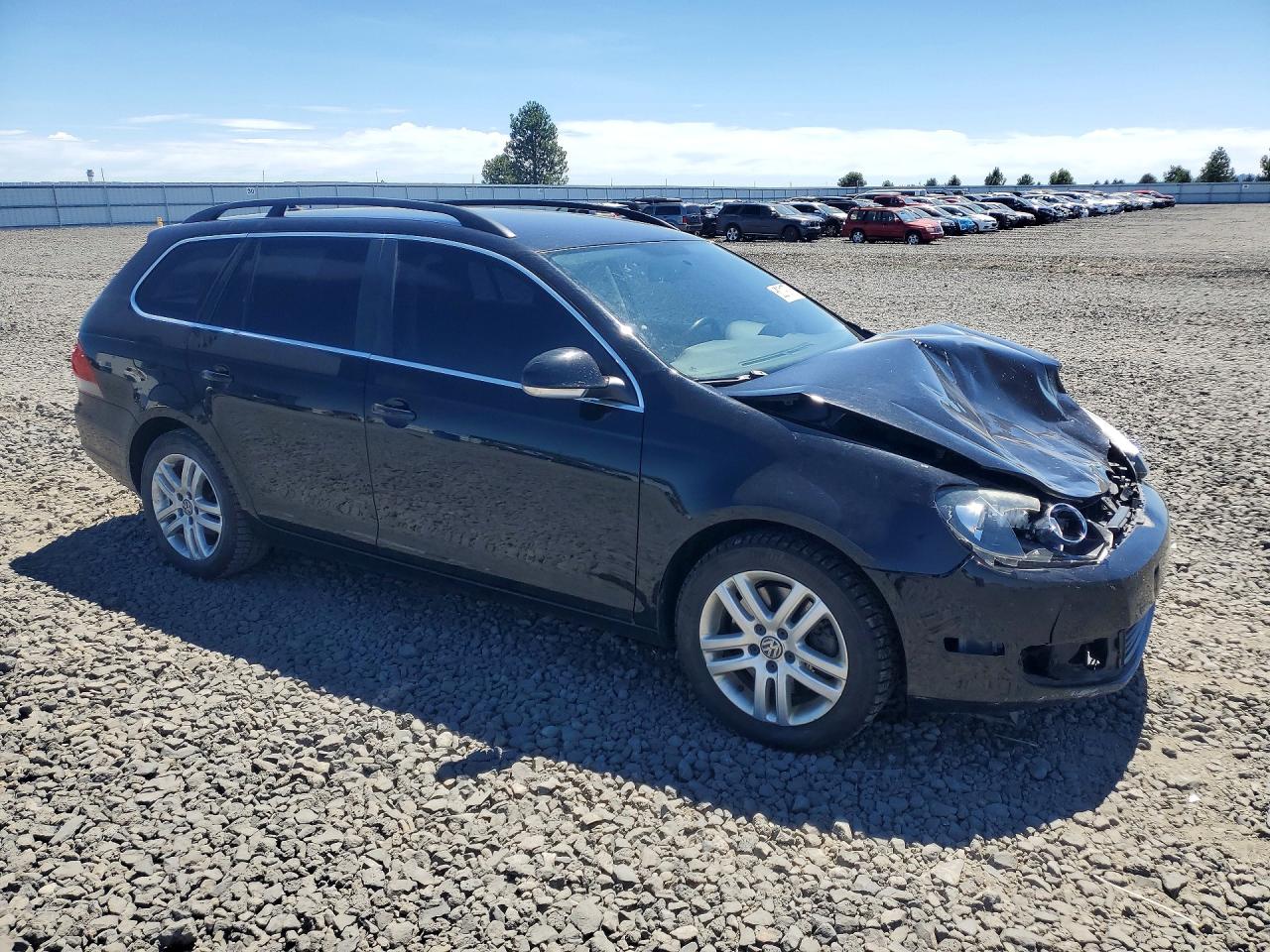 2014 Volkswagen Jetta Tdi Black vin: 3VWPL7AJXEM622578