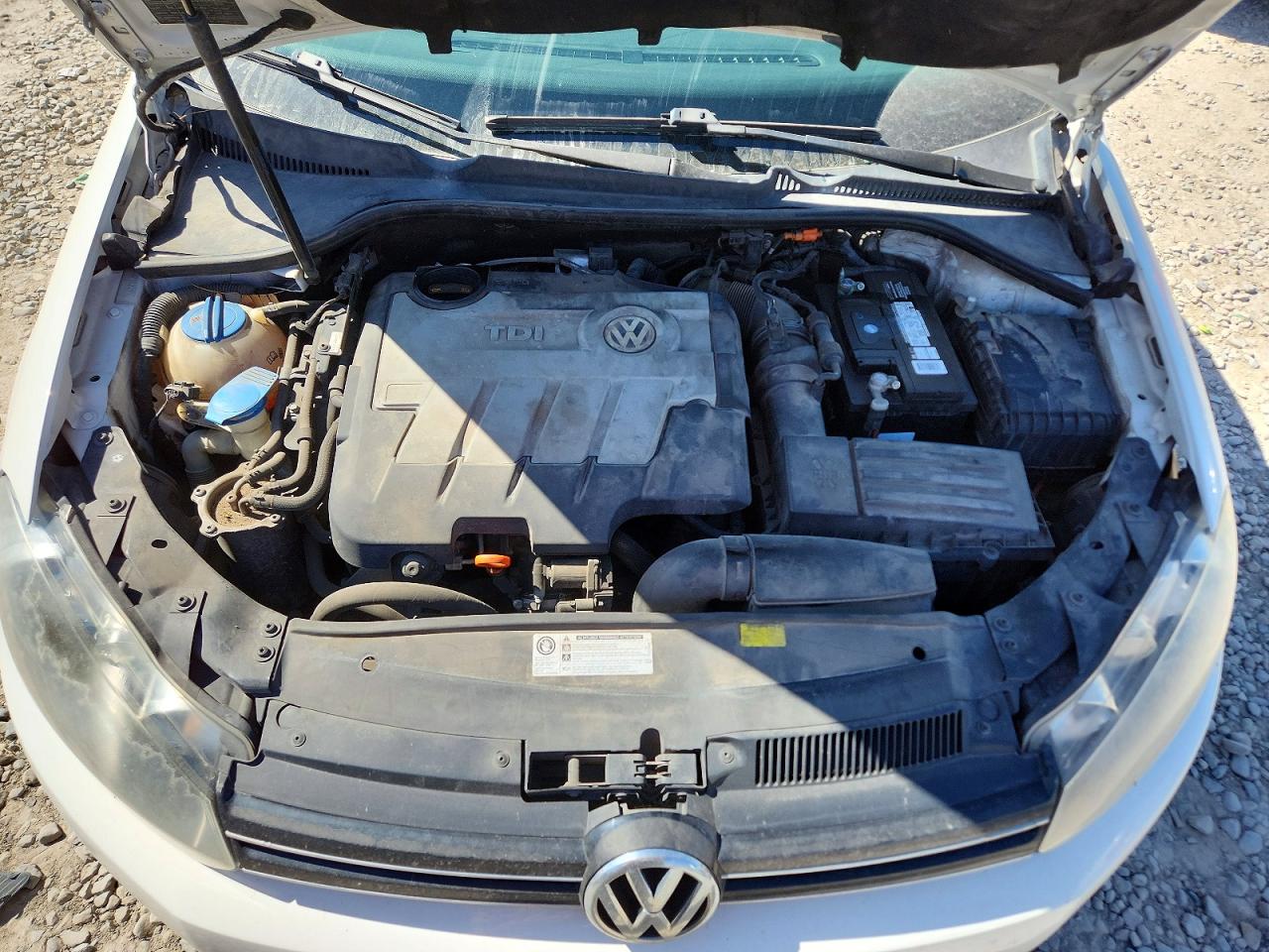 2011 Volkswagen Jetta Tdi White vin: 3VWPL8AJ0BM716227