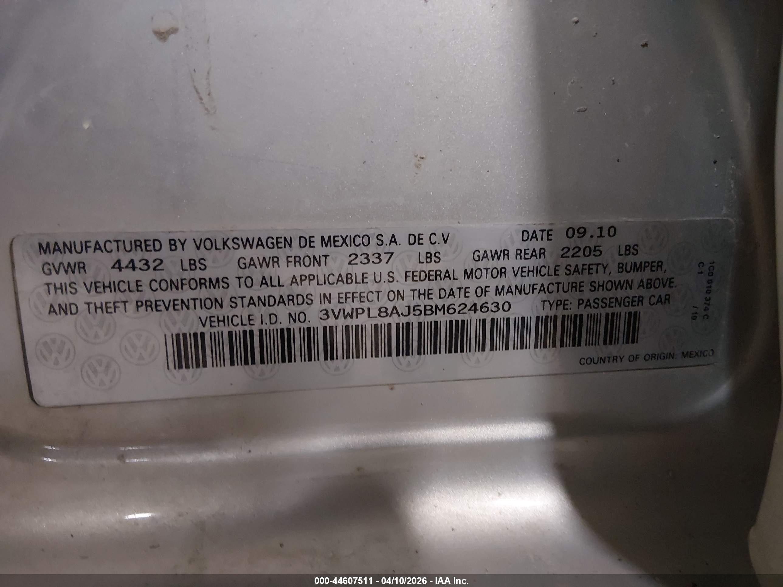 2011 Volkswagen Jetta Sportwagen 2.0l Tdi Gray vin: 3VWPL8AJ5BM624630