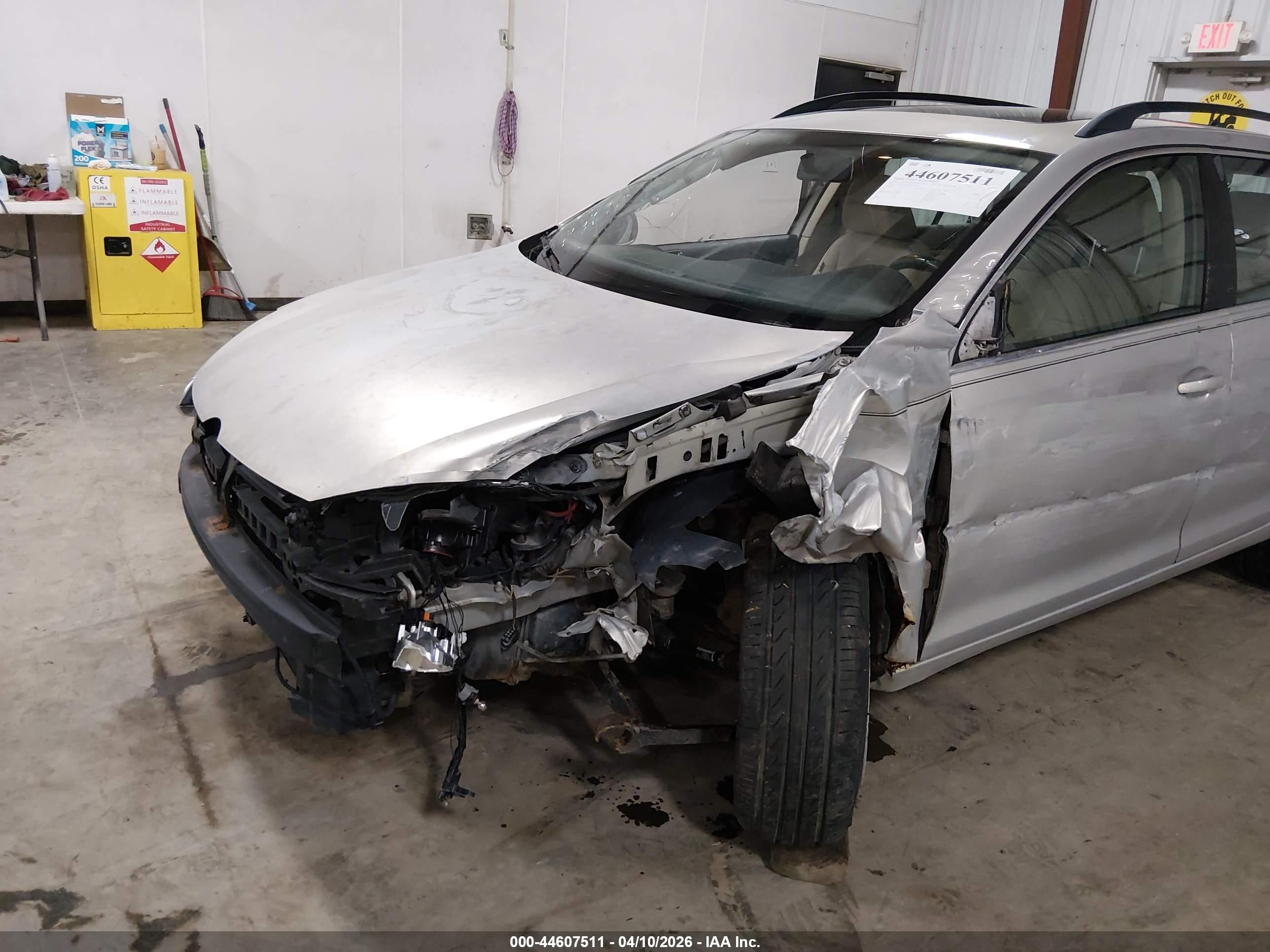 2011 Volkswagen Jetta Sportwagen 2.0l Tdi Gray vin: 3VWPL8AJ5BM624630