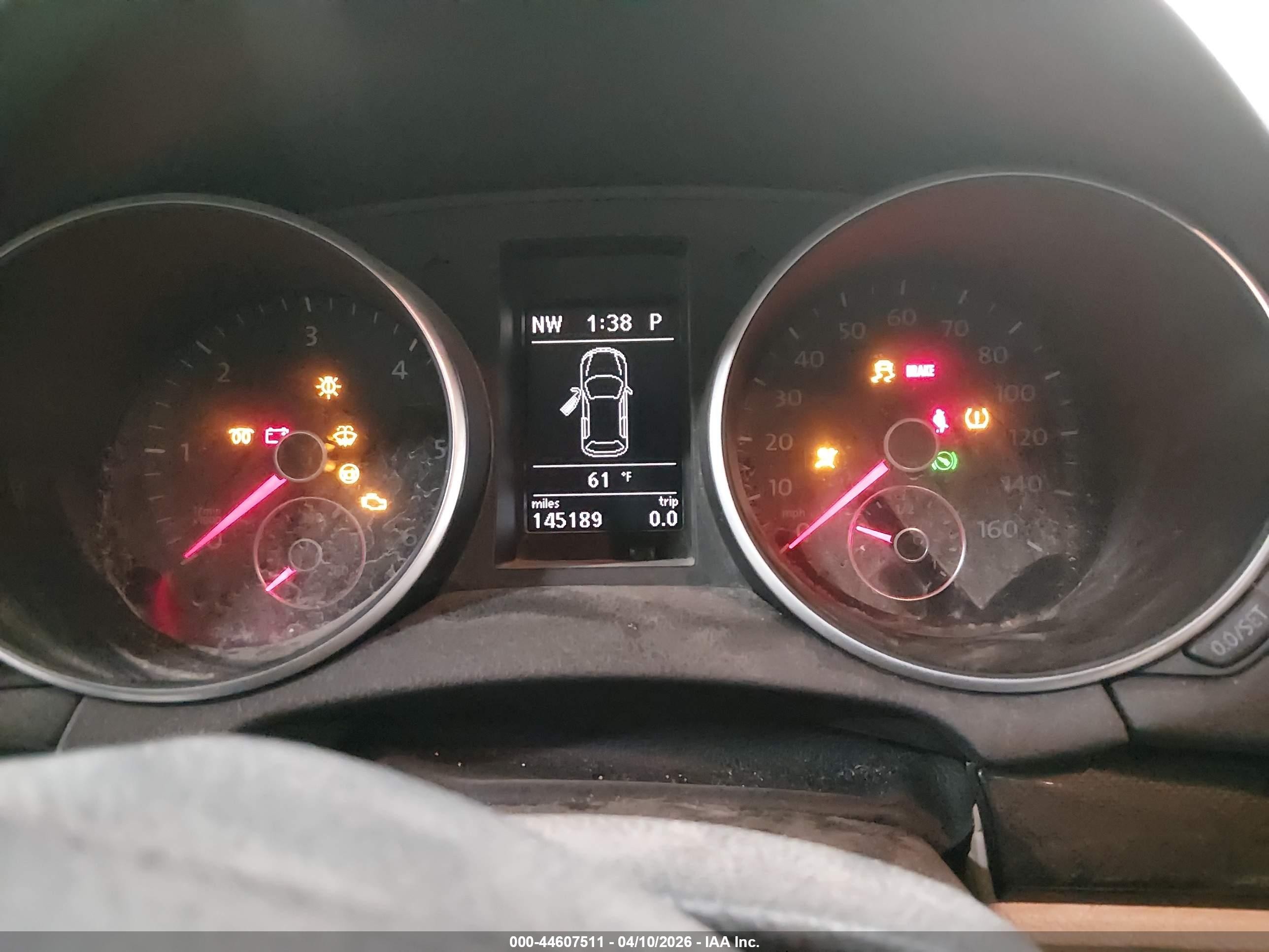 2011 Volkswagen Jetta Sportwagen 2.0l Tdi Gray vin: 3VWPL8AJ5BM624630