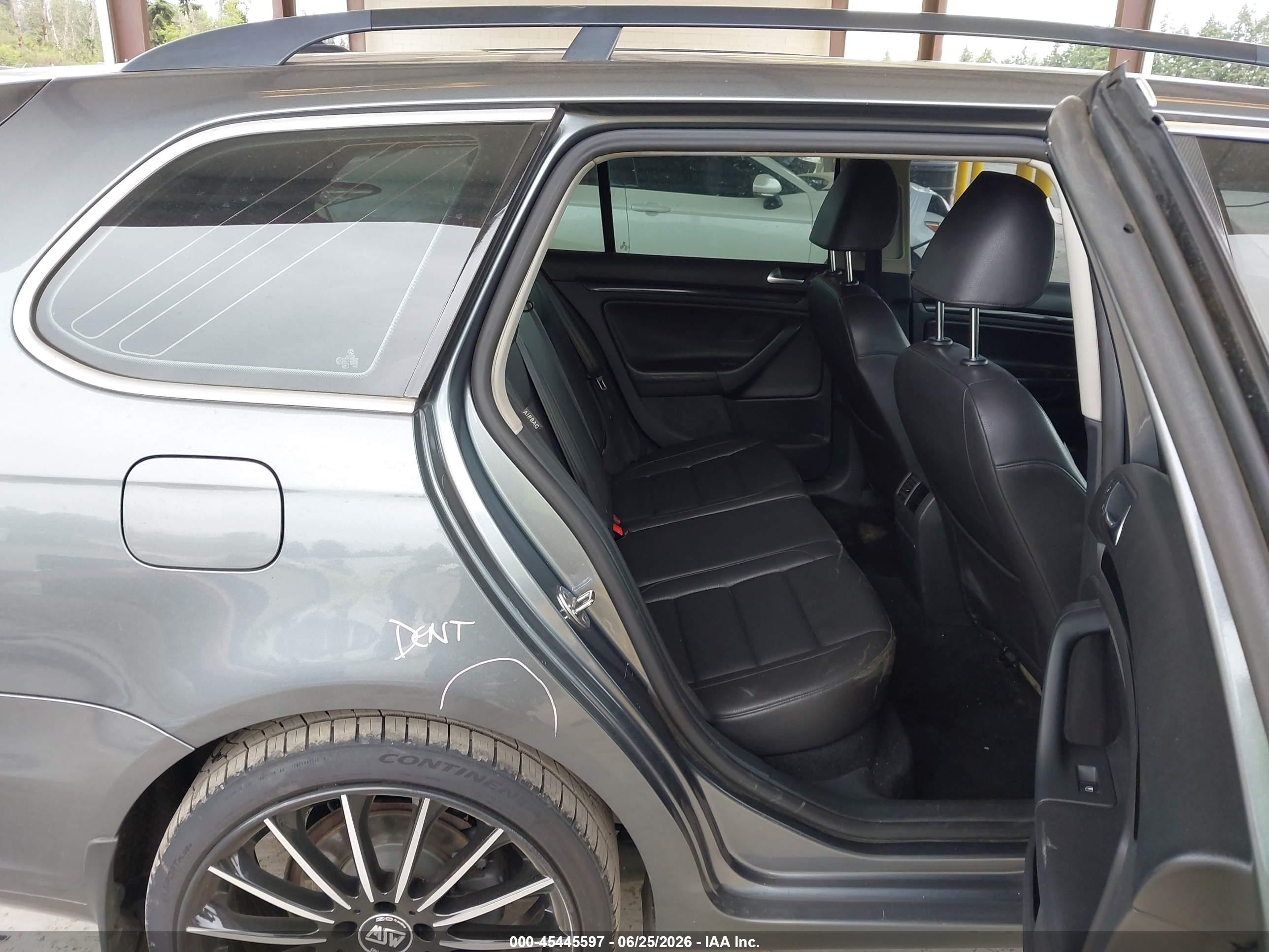 2011 Volkswagen Jetta Sportwagen 2.0l Tdi Gray vin: 3VWPL8AJ5BM697500