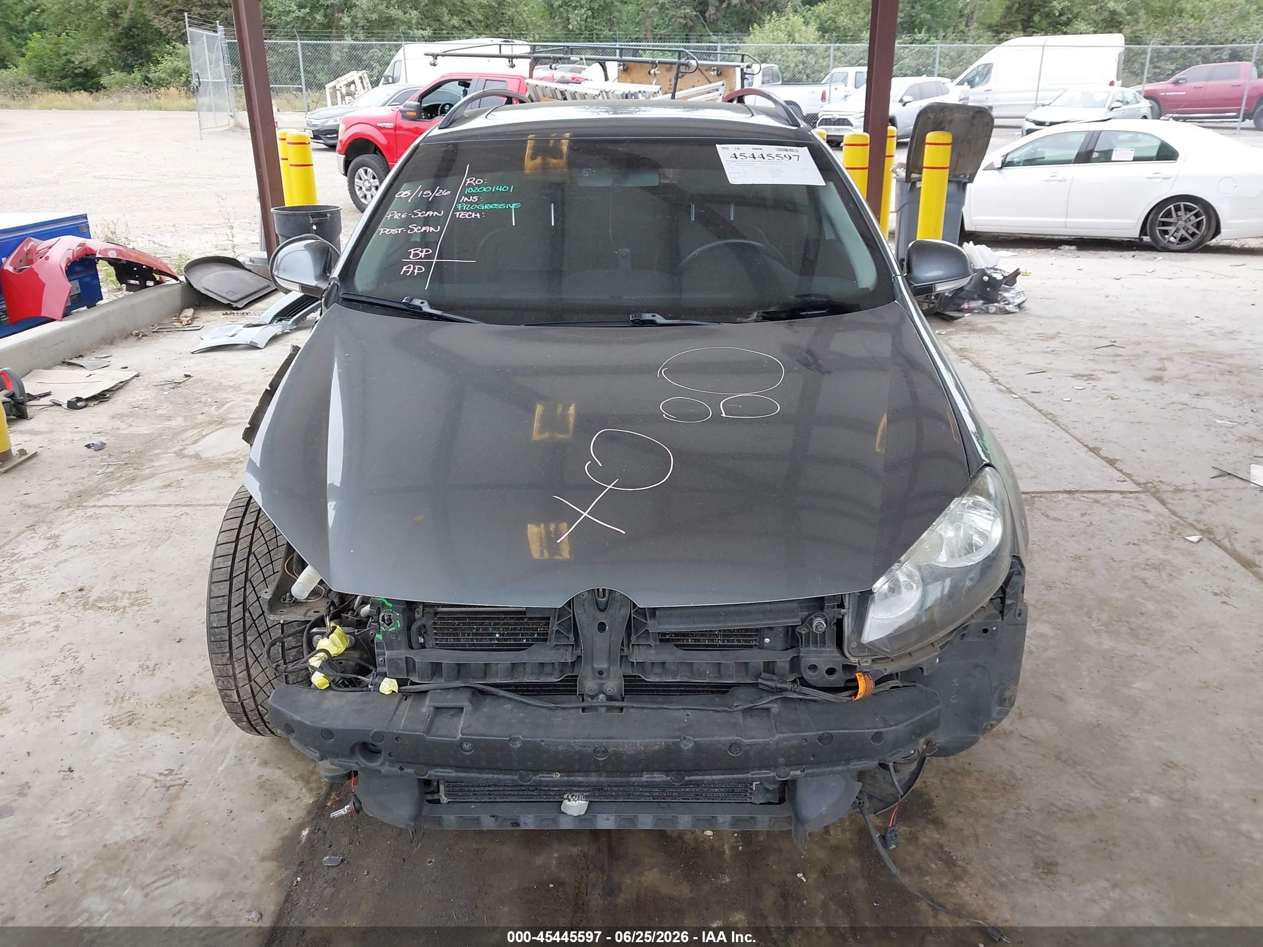 2011 Volkswagen Jetta Sportwagen 2.0l Tdi Gray vin: 3VWPL8AJ5BM697500