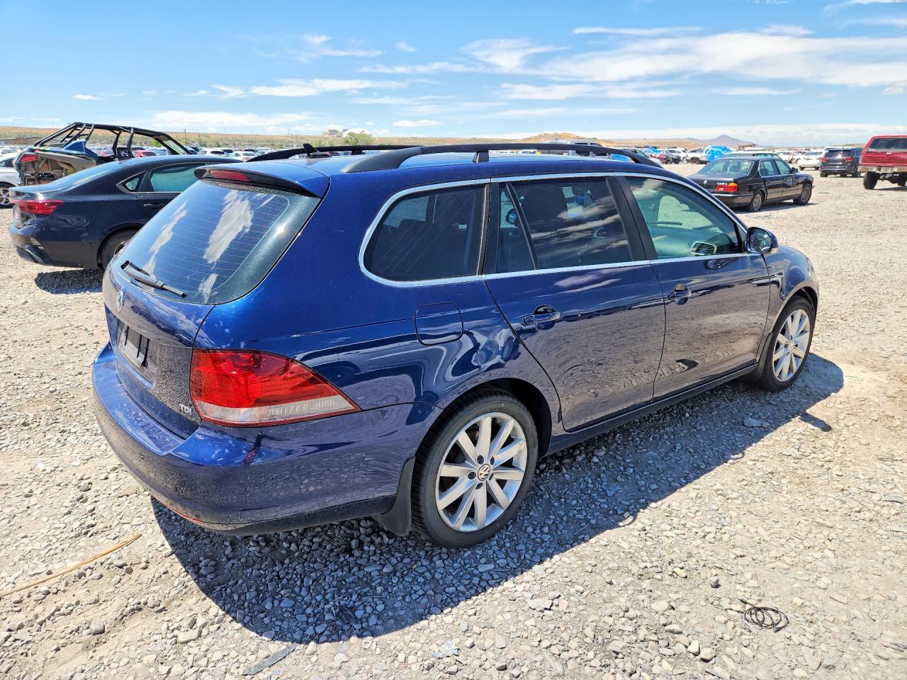2011 Volkswagen Jetta Tdi Blue vin: 3VWPL8AJ6BM690555