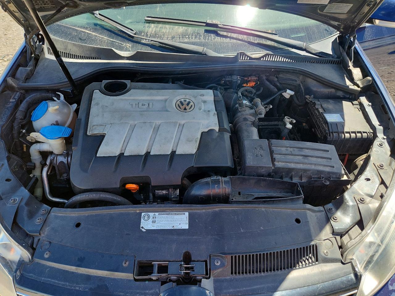 2011 Volkswagen Jetta Tdi Blue vin: 3VWPL8AJ6BM690555
