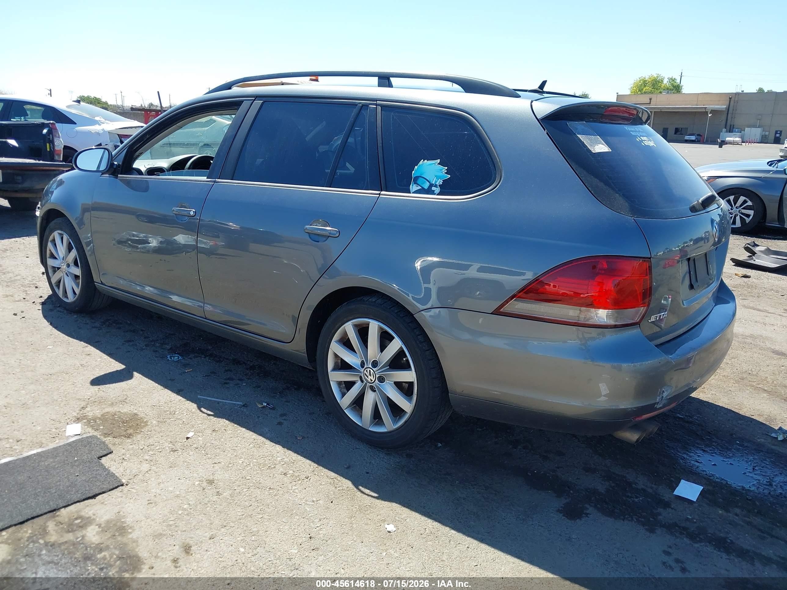2013 Volkswagen Jetta Sportwagen 2.5l S Серый vin: 3VWPP7AJ0DM659965