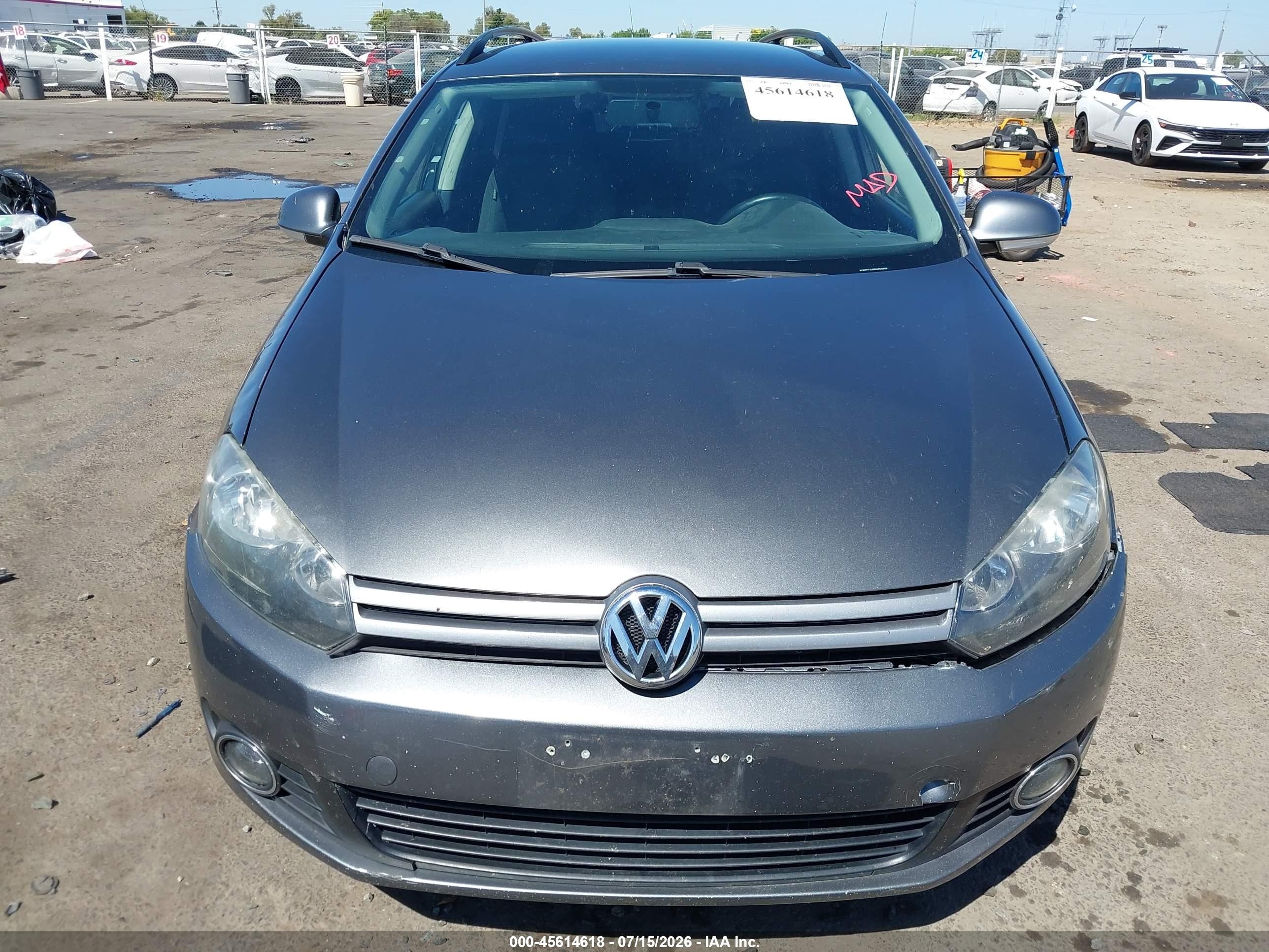 2013 Volkswagen Jetta Sportwagen 2.5l S Серый vin: 3VWPP7AJ0DM659965