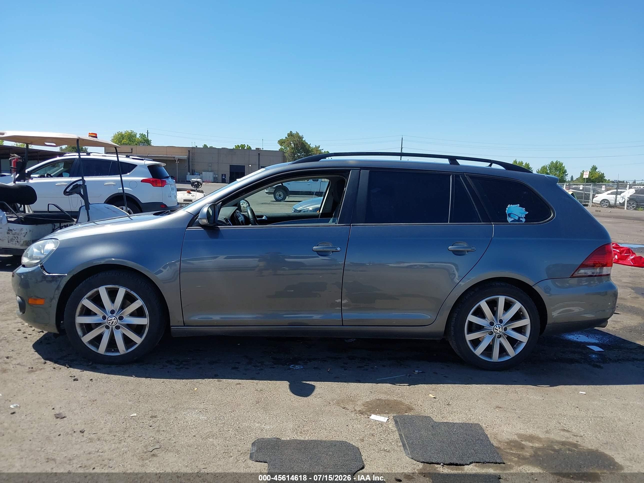2013 Volkswagen Jetta Sportwagen 2.5l S Серый vin: 3VWPP7AJ0DM659965