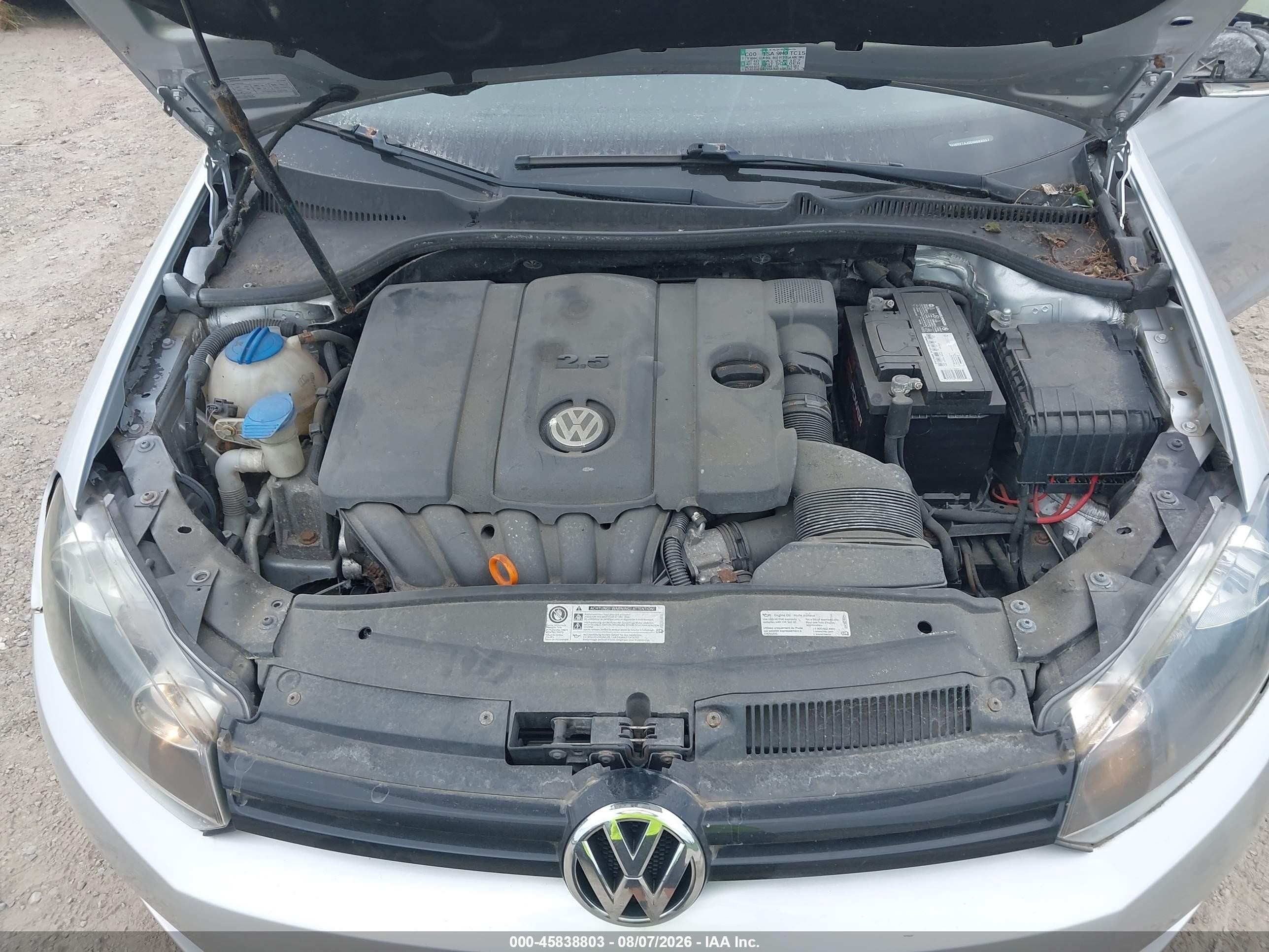 2013 Volkswagen Jetta Sportwagen 2.5l S Silver vin: 3VWPP7AJ0DM666057