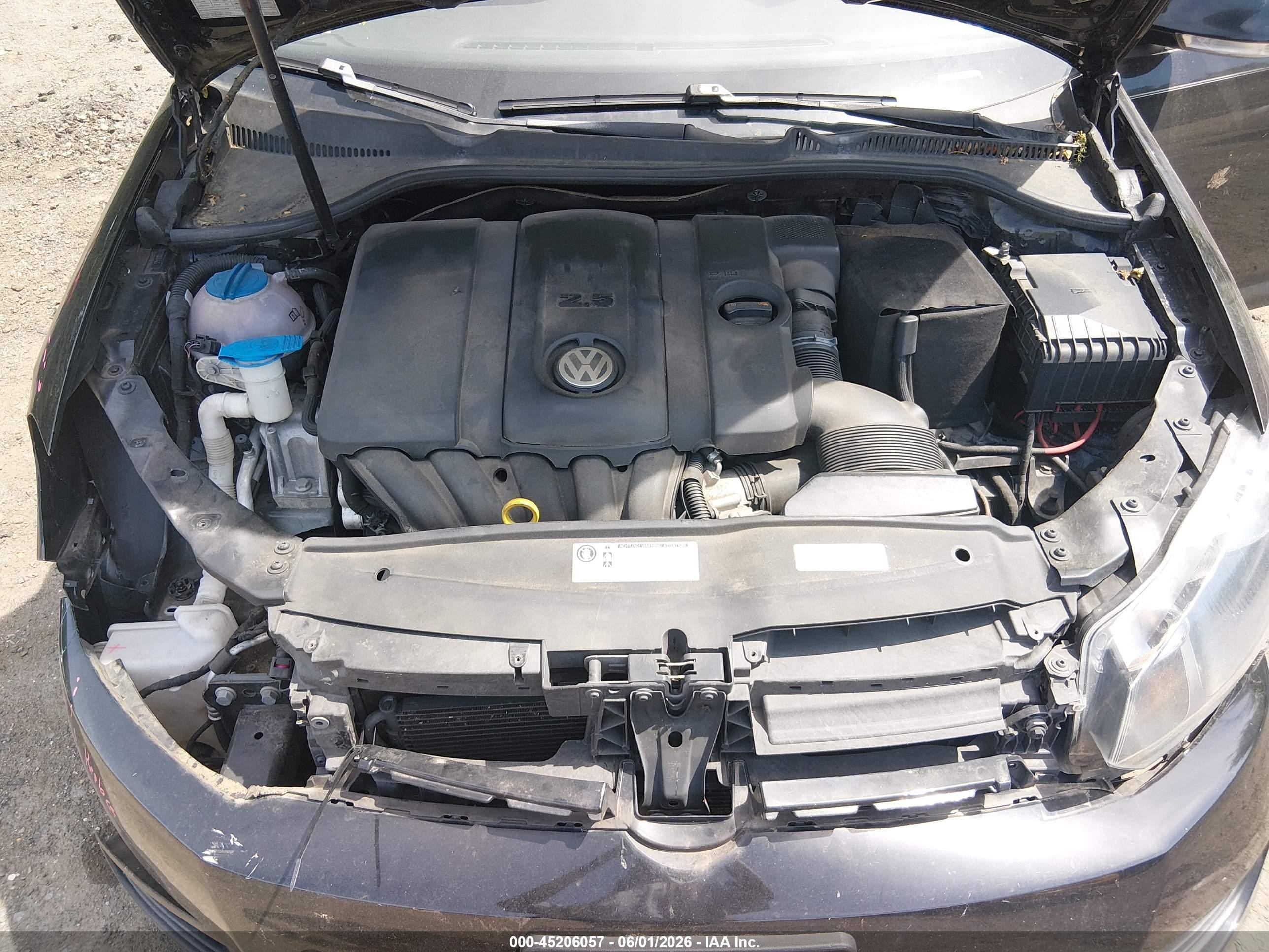 2014 Volkswagen Jetta Sportwagen 2.5l S Черный vin: 3VWPP7AJ0EM602845