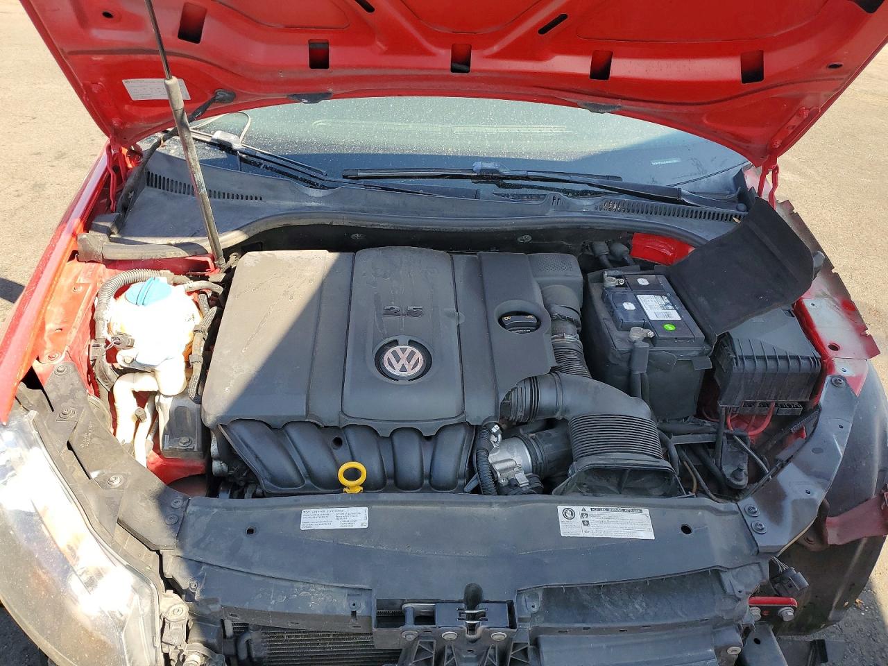 2012 Volkswagen Jetta S Red vin: 3VWPP7AJ1CM711862