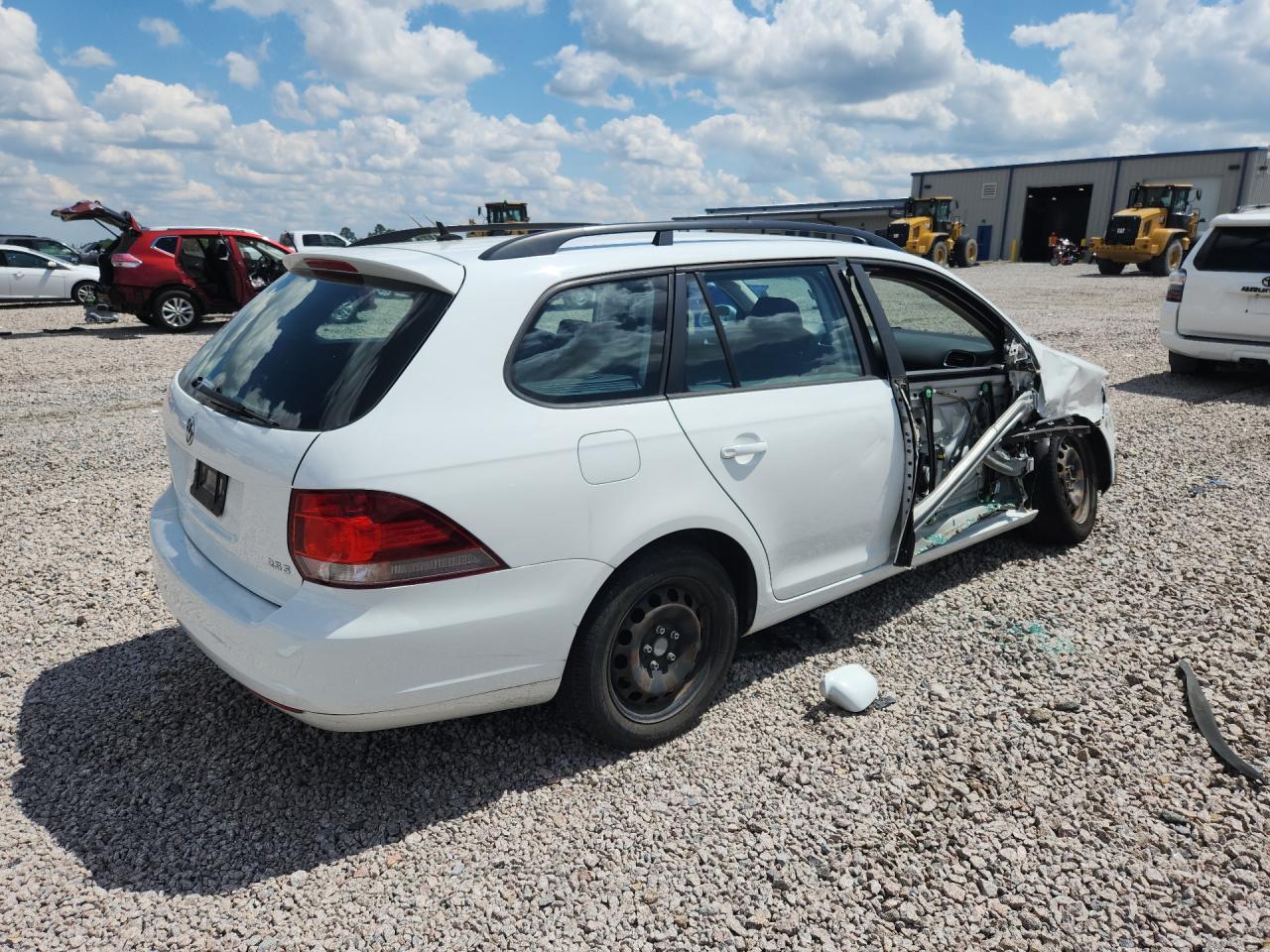 2014 Volkswagen Jetta S White vin: 3VWPP7AJ3EM626184