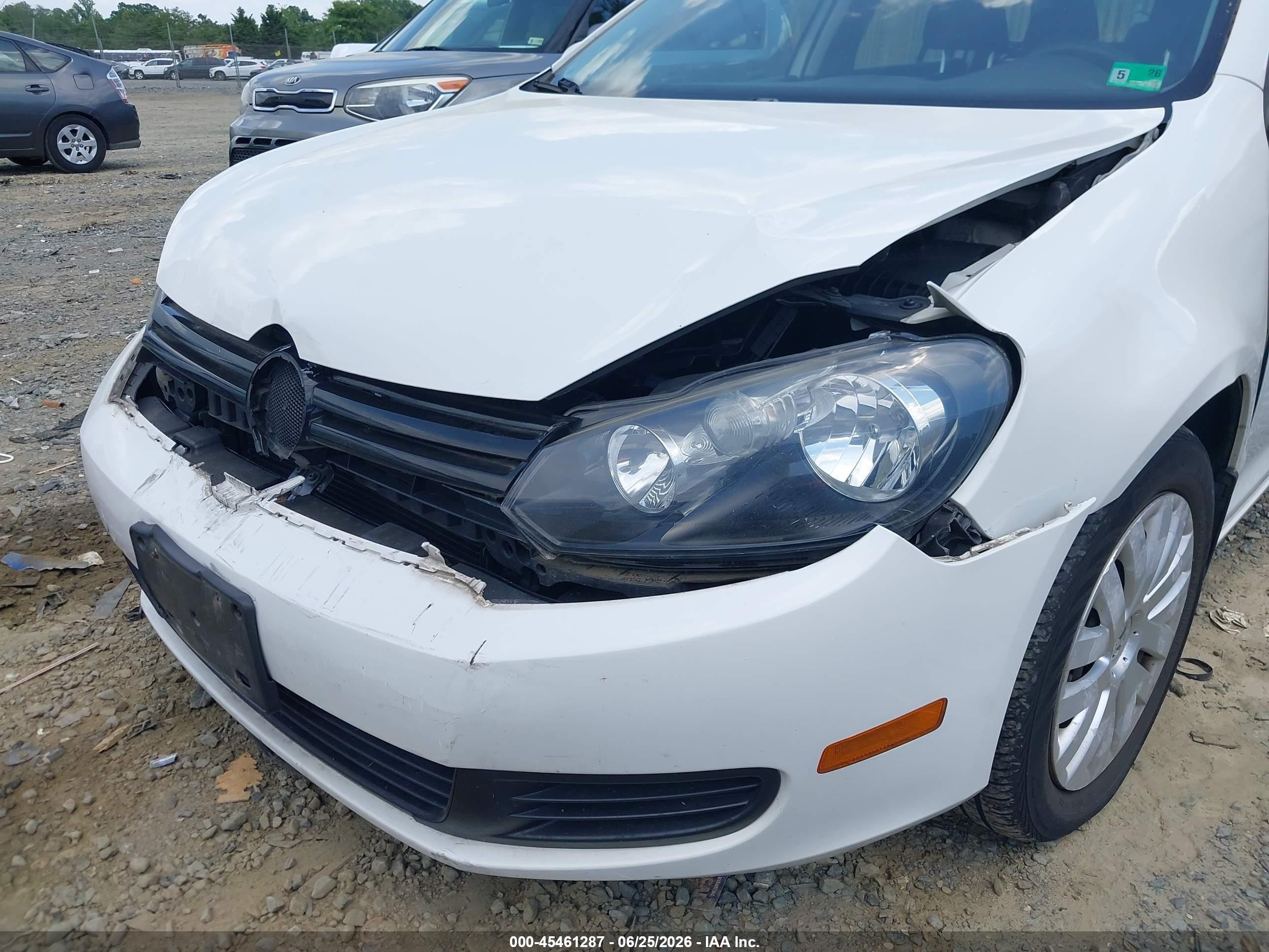 2014 Volkswagen Jetta Sportwagen 2.5l S White vin: 3VWPP7AJ4EM606994