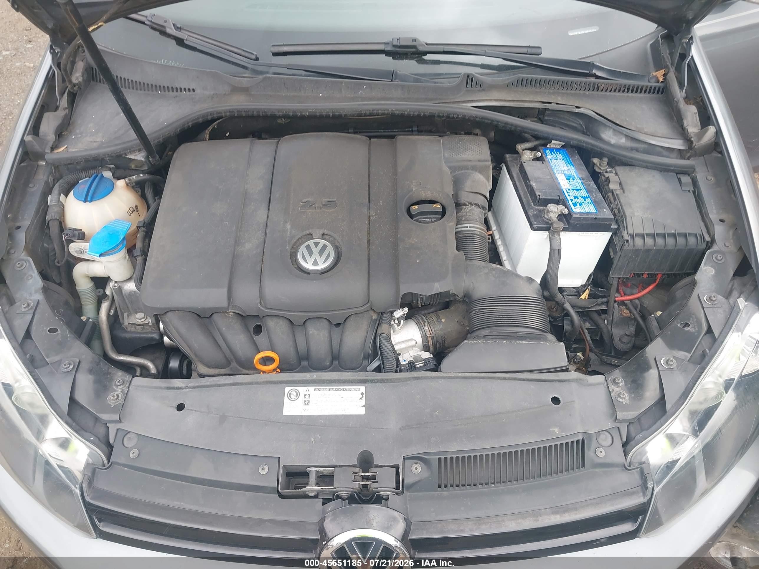 2012 Volkswagen Jetta Sportwagen 2.5l S Серый vin: 3VWPP7AJ5CM623039