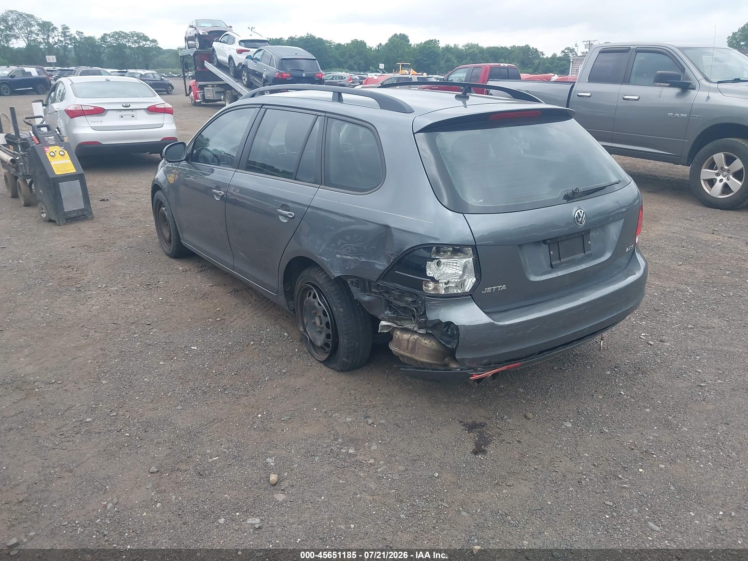 2012 Volkswagen Jetta Sportwagen 2.5l S Серый vin: 3VWPP7AJ5CM623039