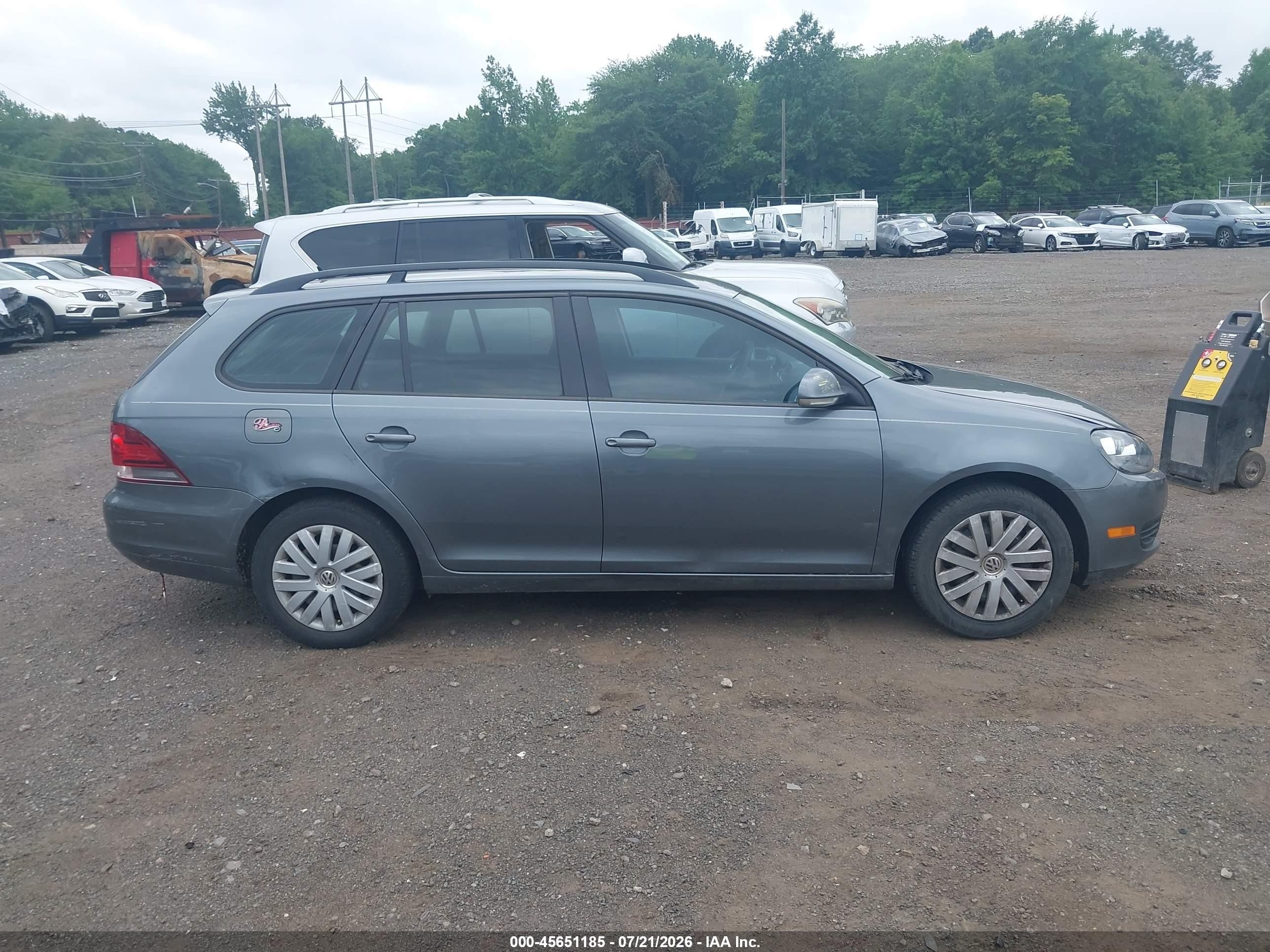2012 Volkswagen Jetta Sportwagen 2.5l S Серый vin: 3VWPP7AJ5CM623039
