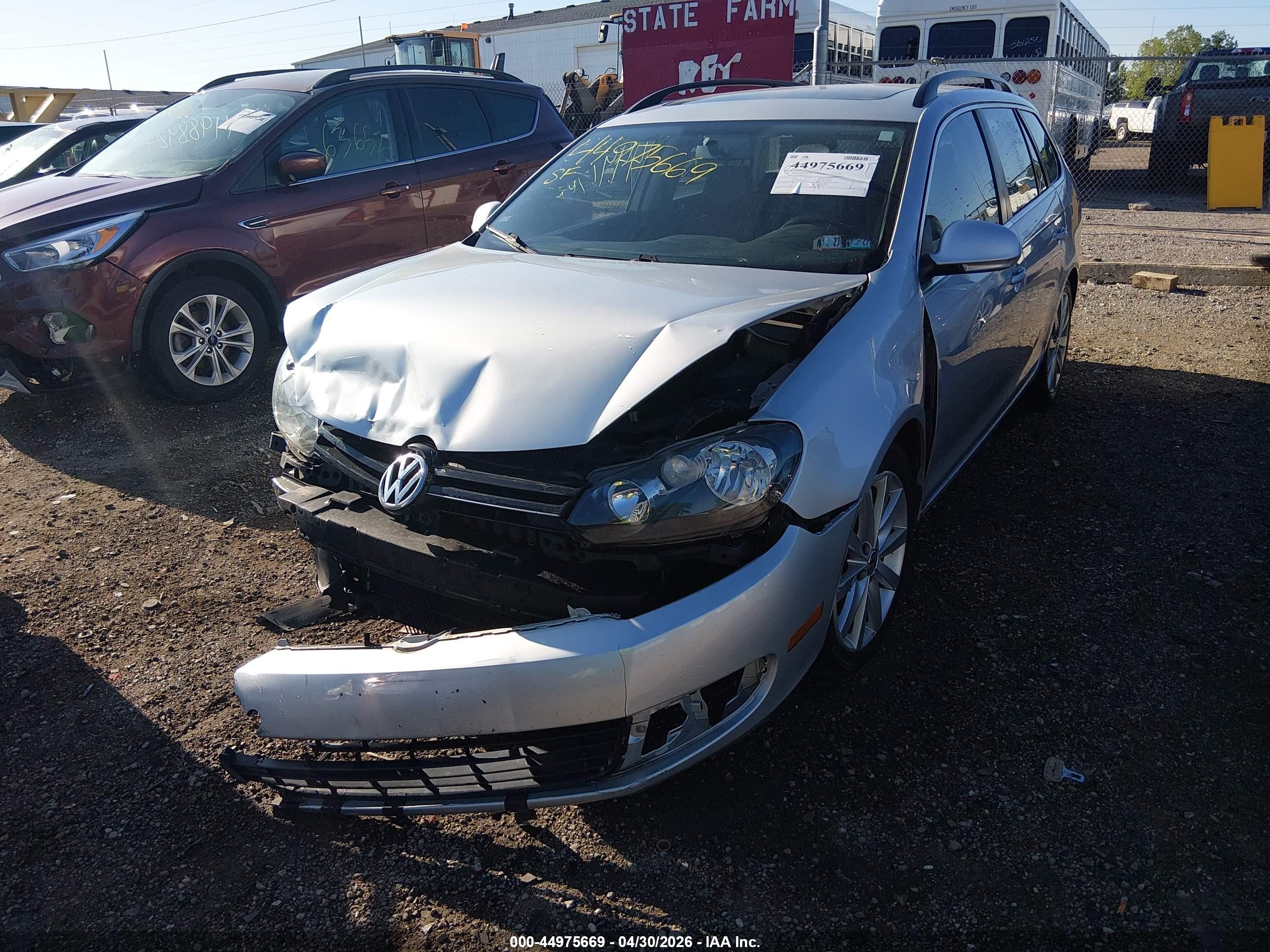 2012 Volkswagen Jetta Sportwagen 2.5l Se Silver vin: 3VWPP7AJ5CM628712