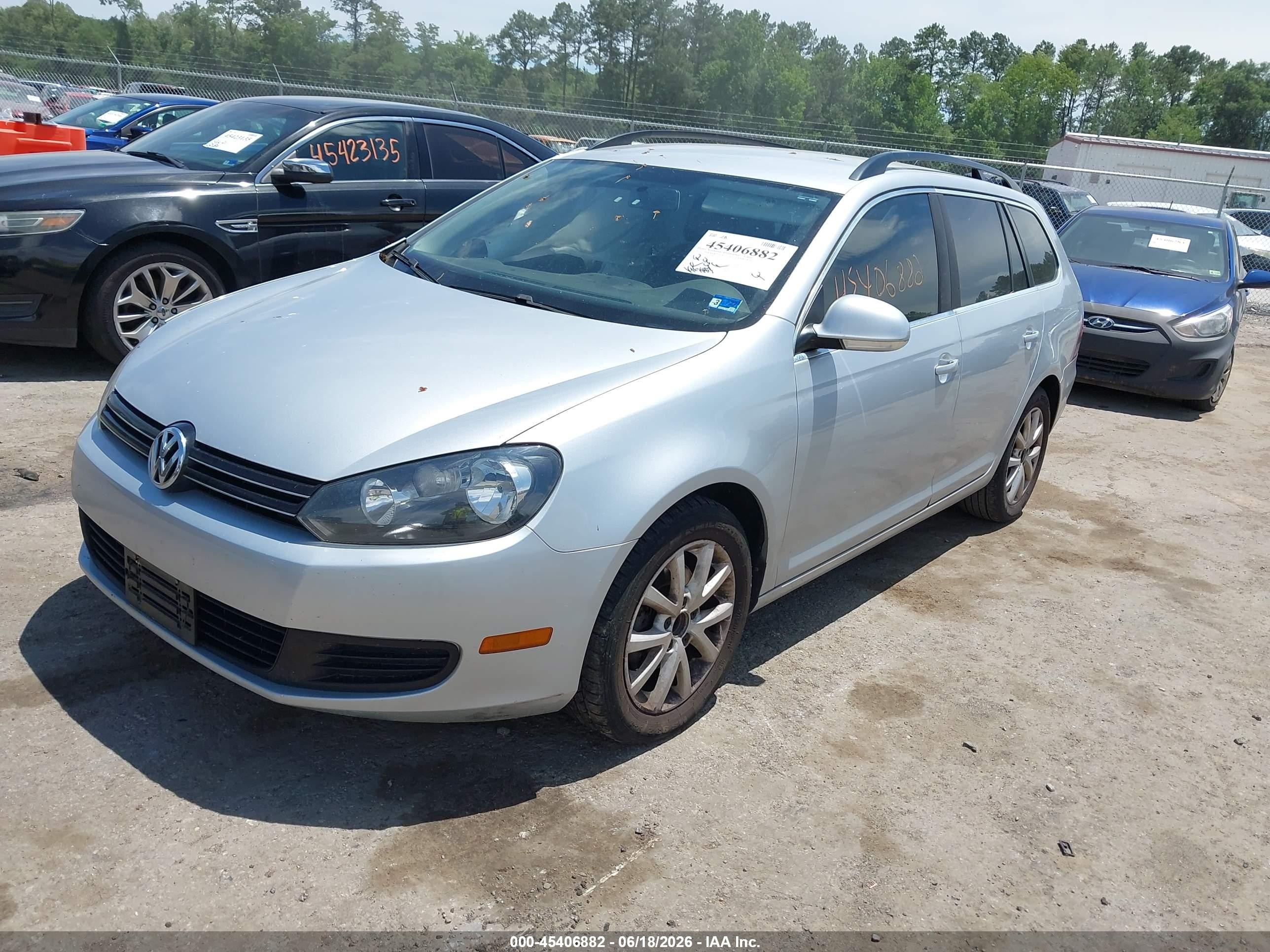 2013 Volkswagen Jetta Sportwagen 2.5l Se Silver vin: 3VWPP7AJ5DM627318