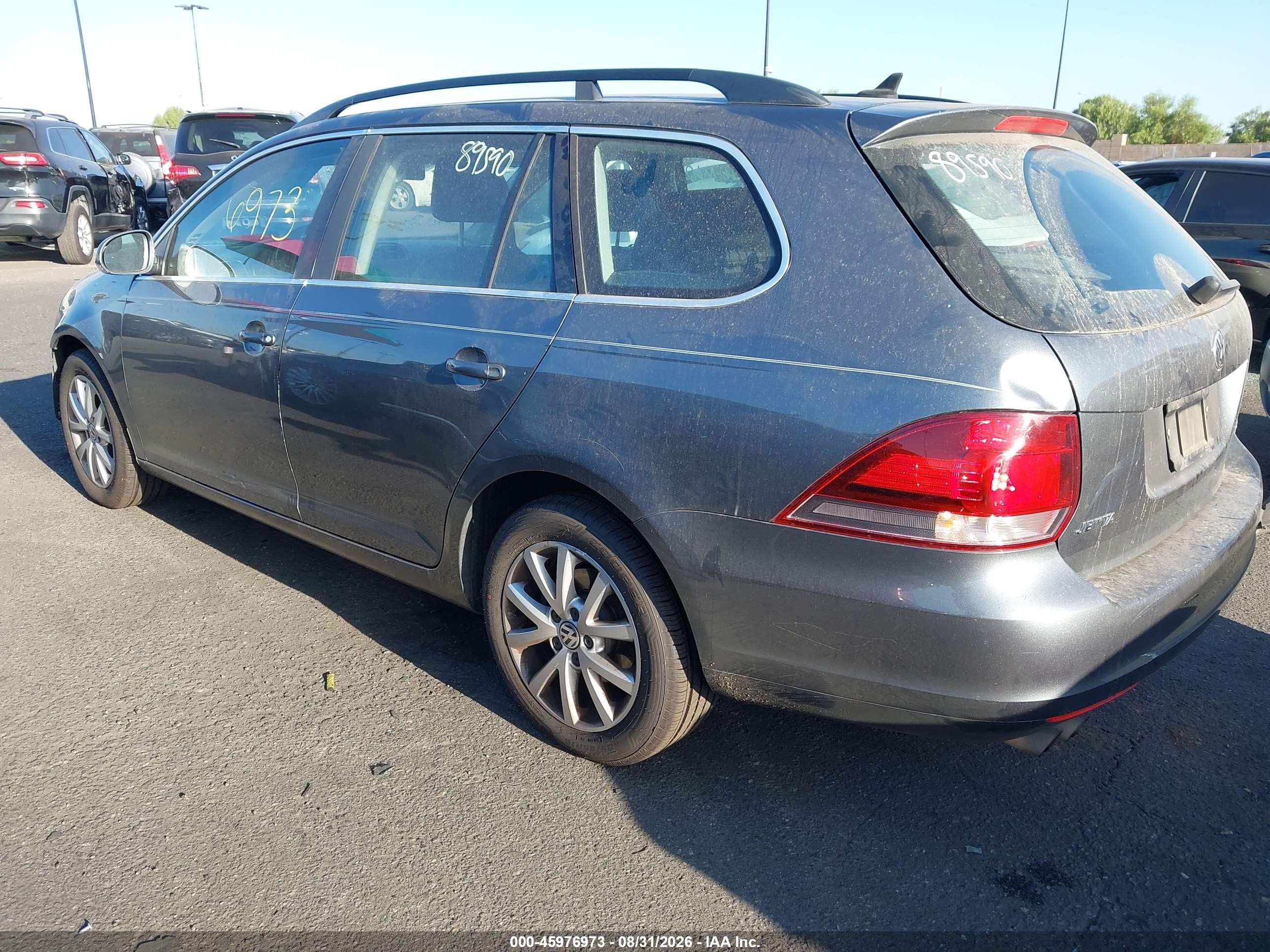 2013 Volkswagen Jetta Sportwagen 2.5l Se Gray vin: 3VWPP7AJ5DM695859