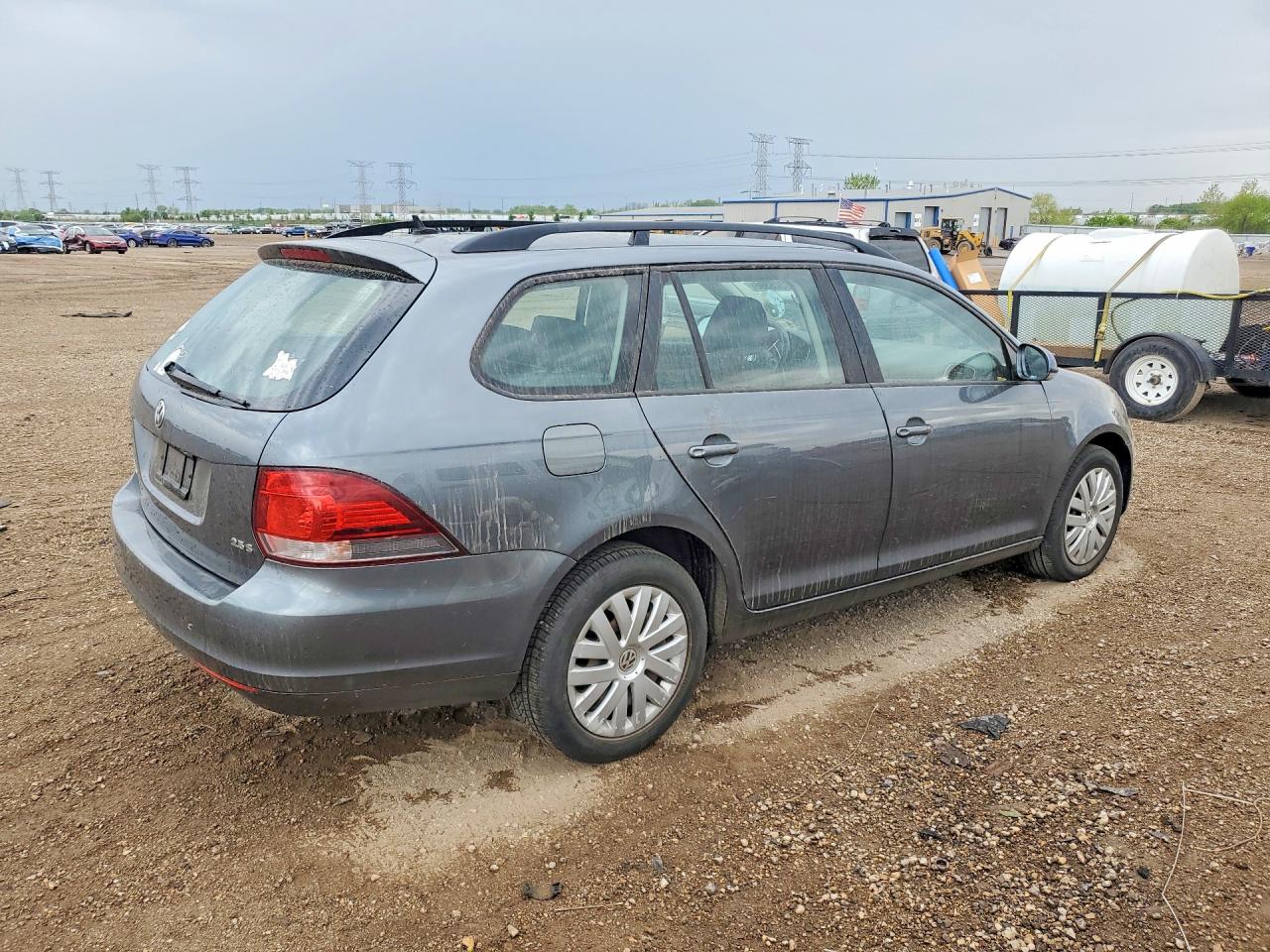 2013 Volkswagen Jetta S Gray vin: 3VWPP7AJ6DM632303