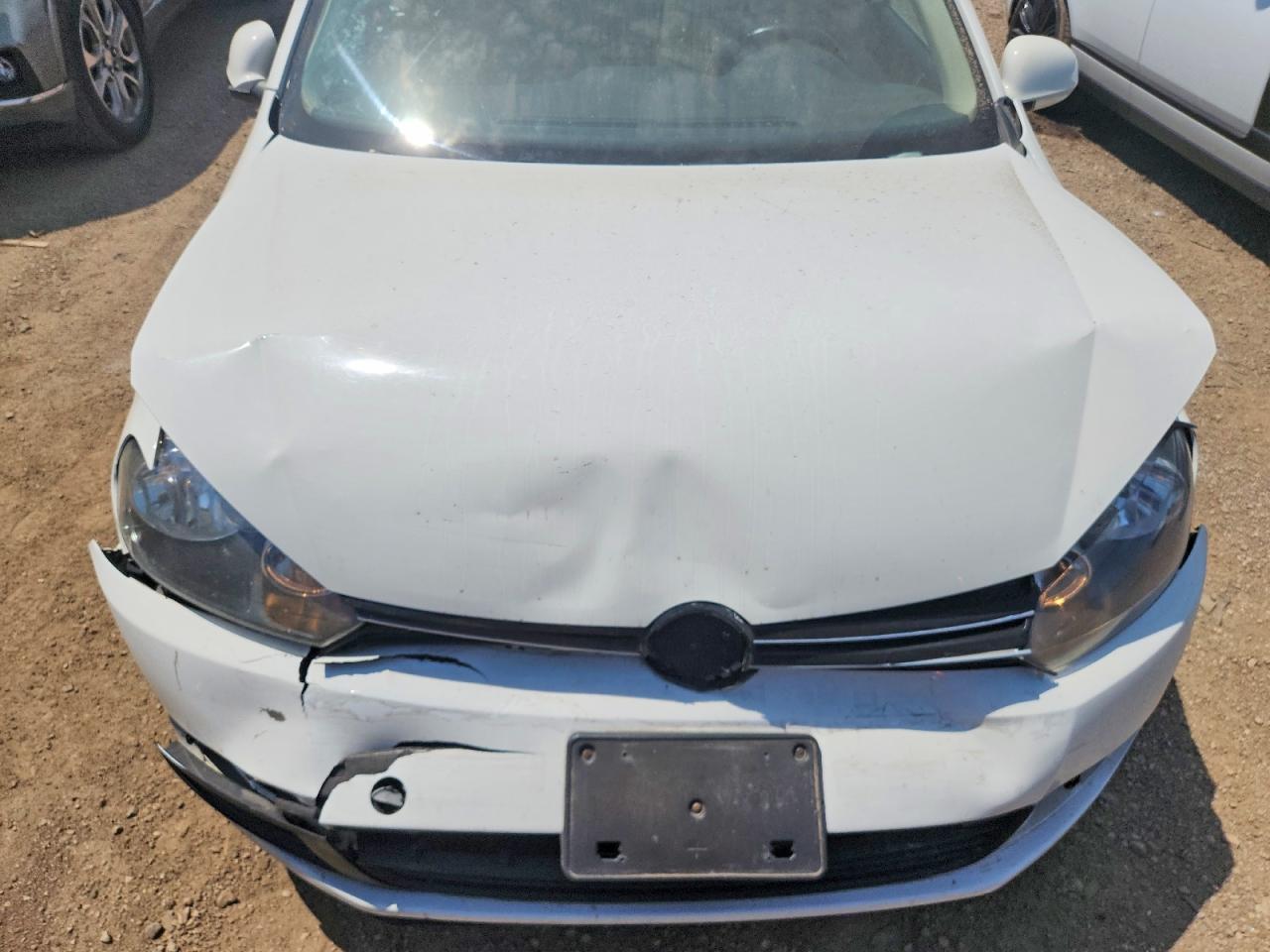 2013 Volkswagen Jetta S Белый vin: 3VWPP7AJ8DM669627